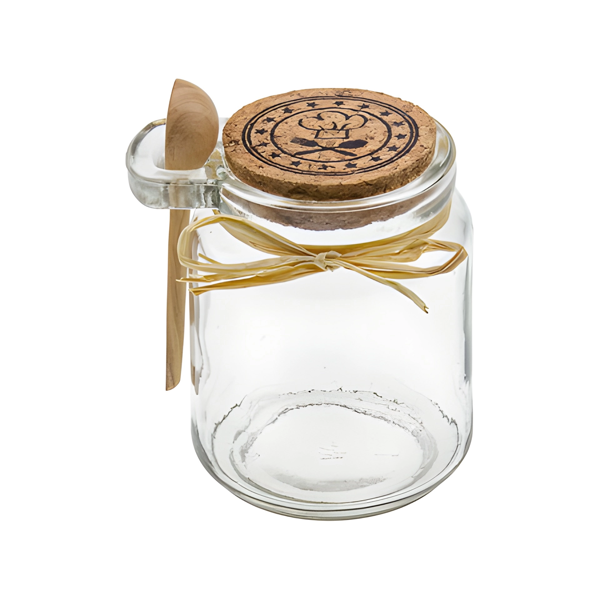 Korkenglas 220 ml mit Holzlöffel