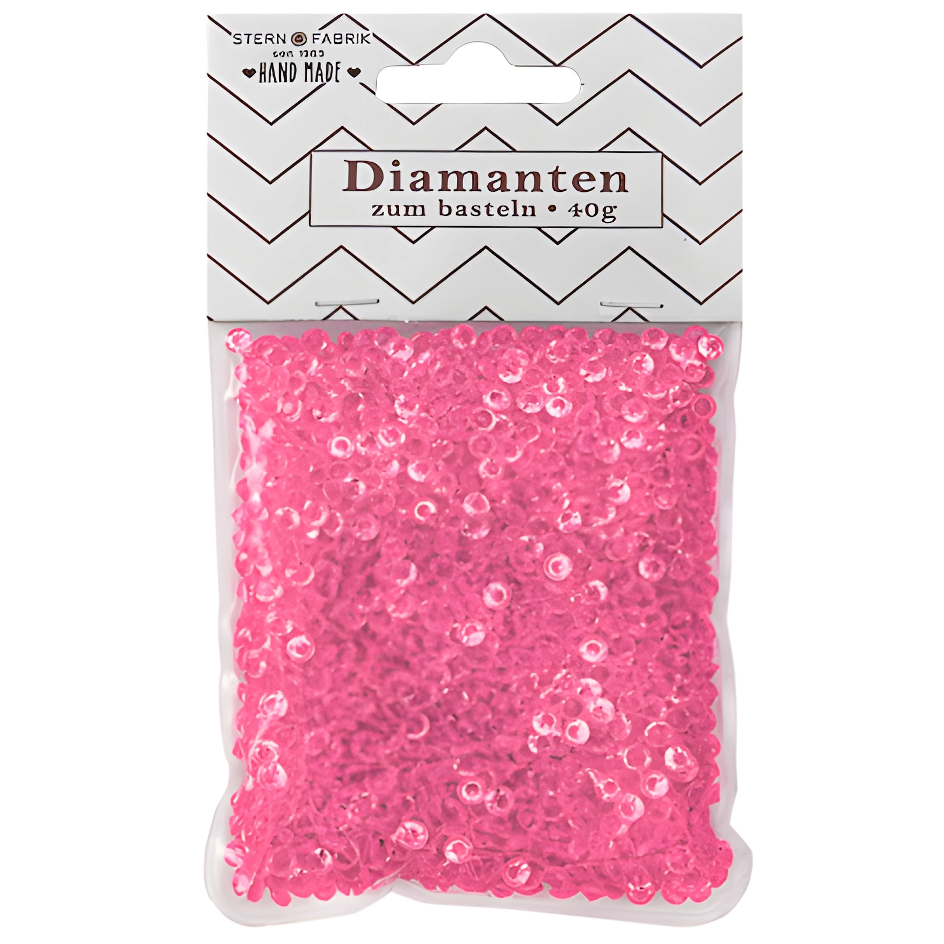 Streudeko 'Diamanten' rosa 40 g