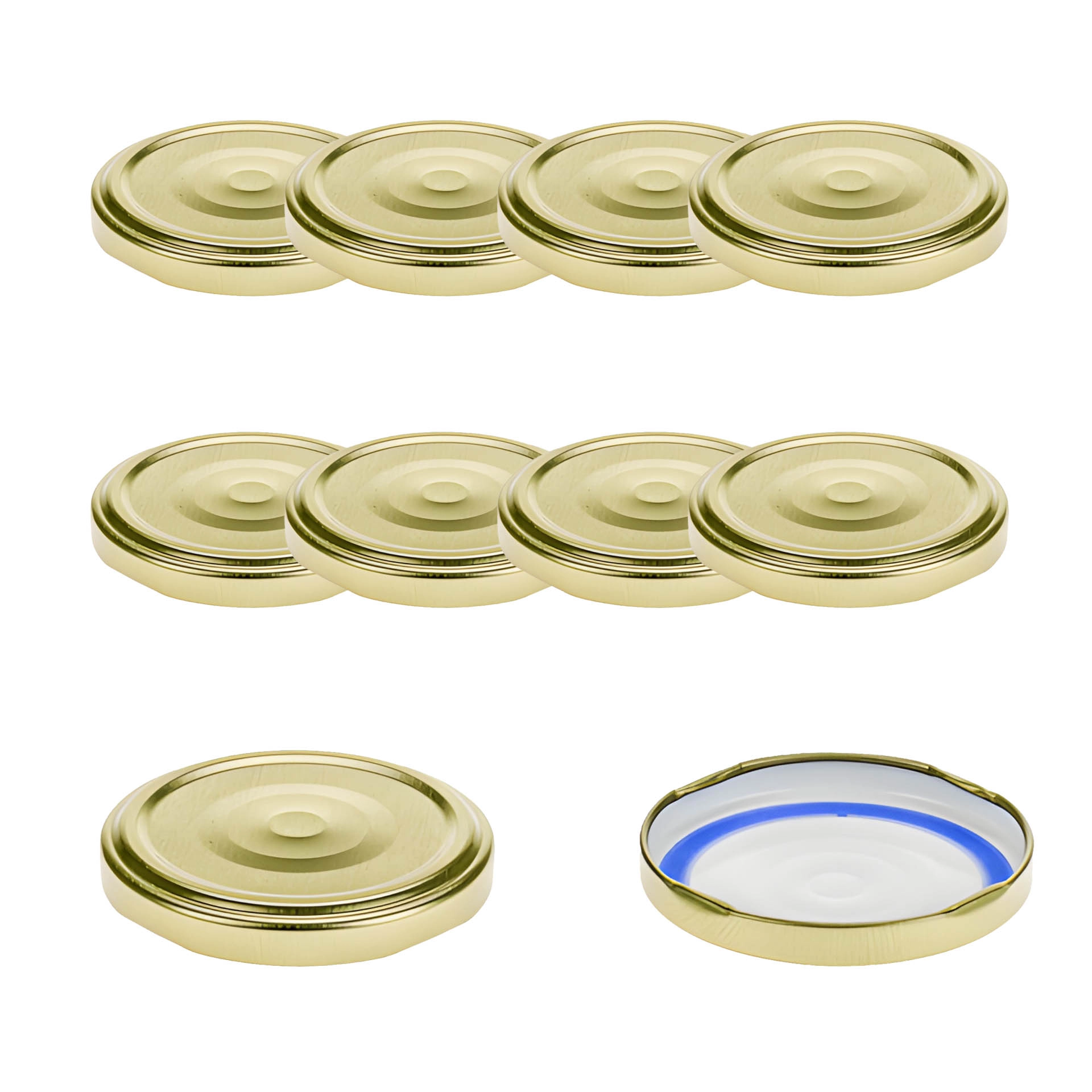 TO  66 gold past. mit Button BLUESEAL, 10 Stück