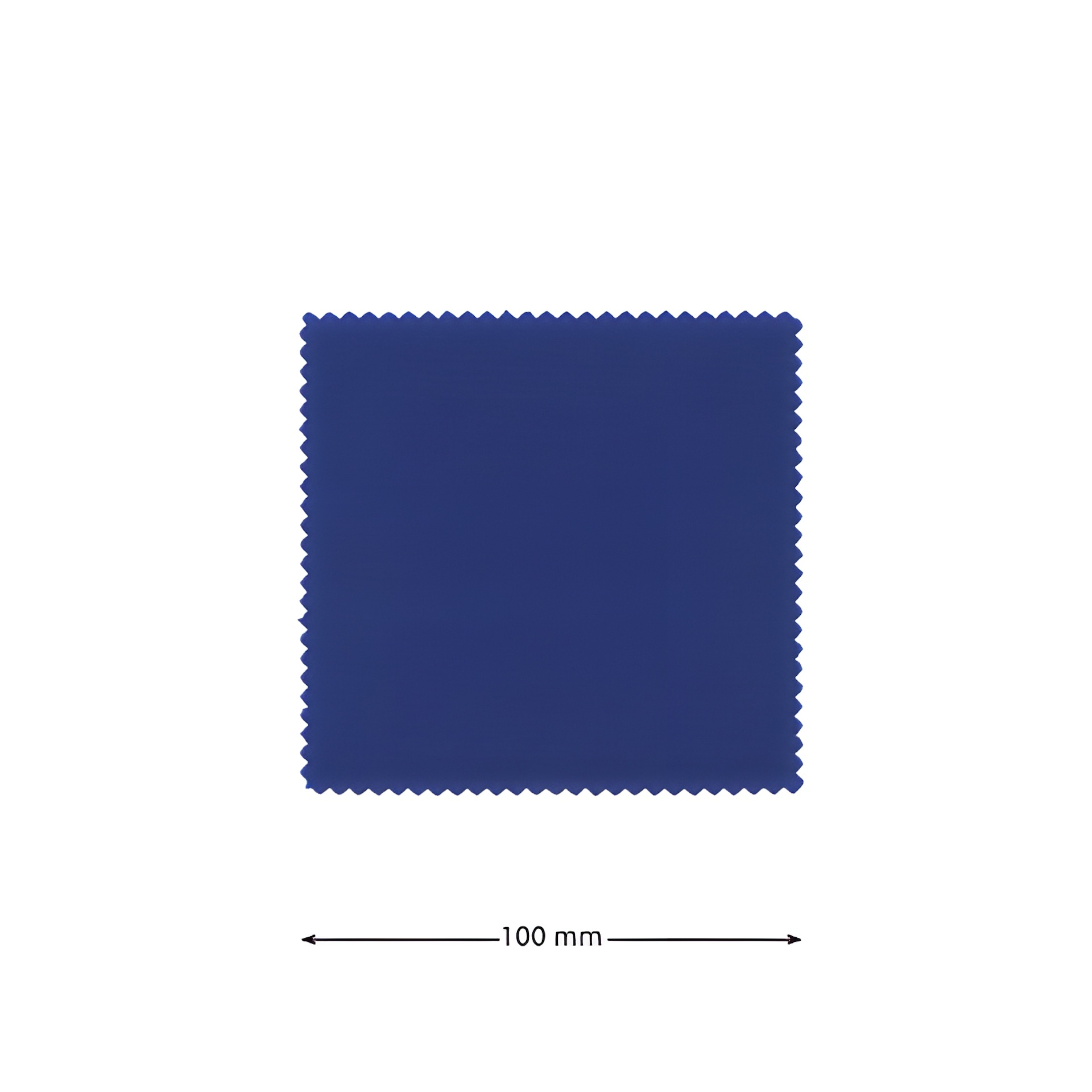 Deckchen 100 mm blau