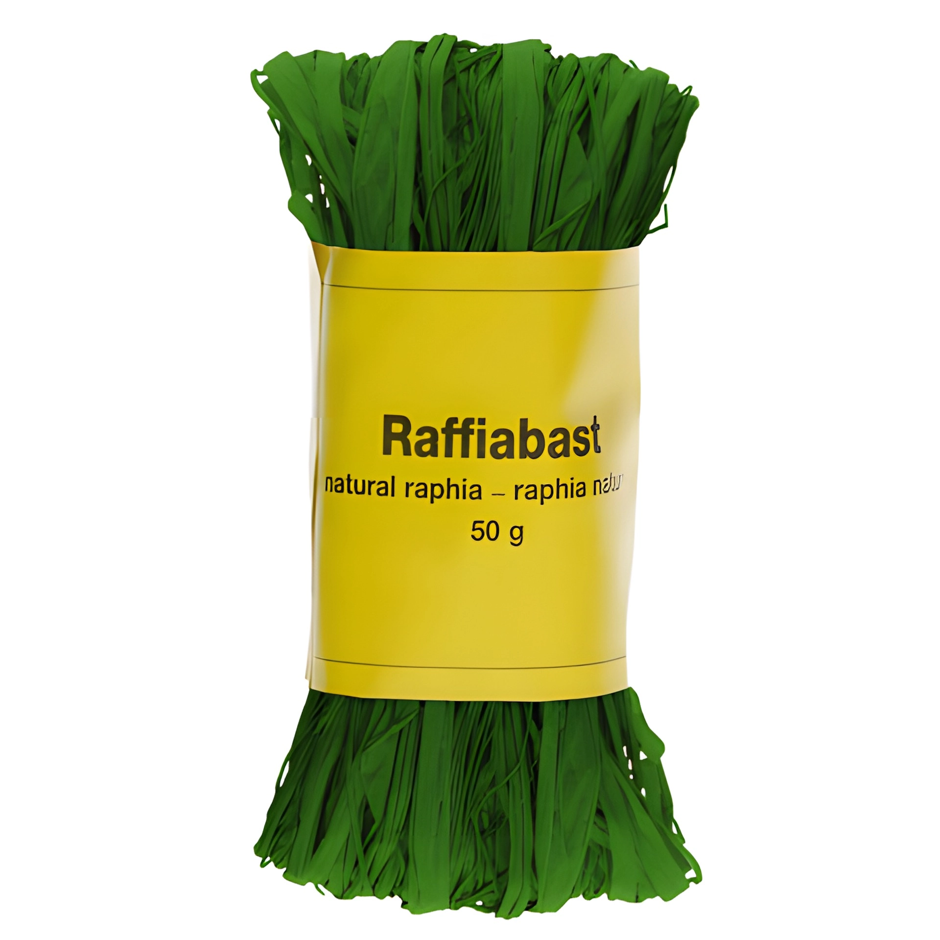 Raffia Bast 50 g grün