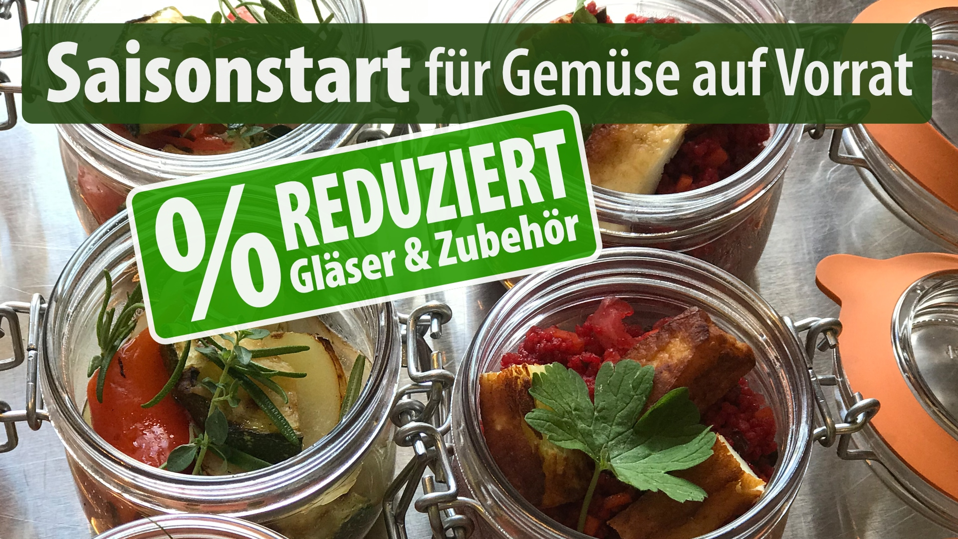Gemüse auf Vorrat