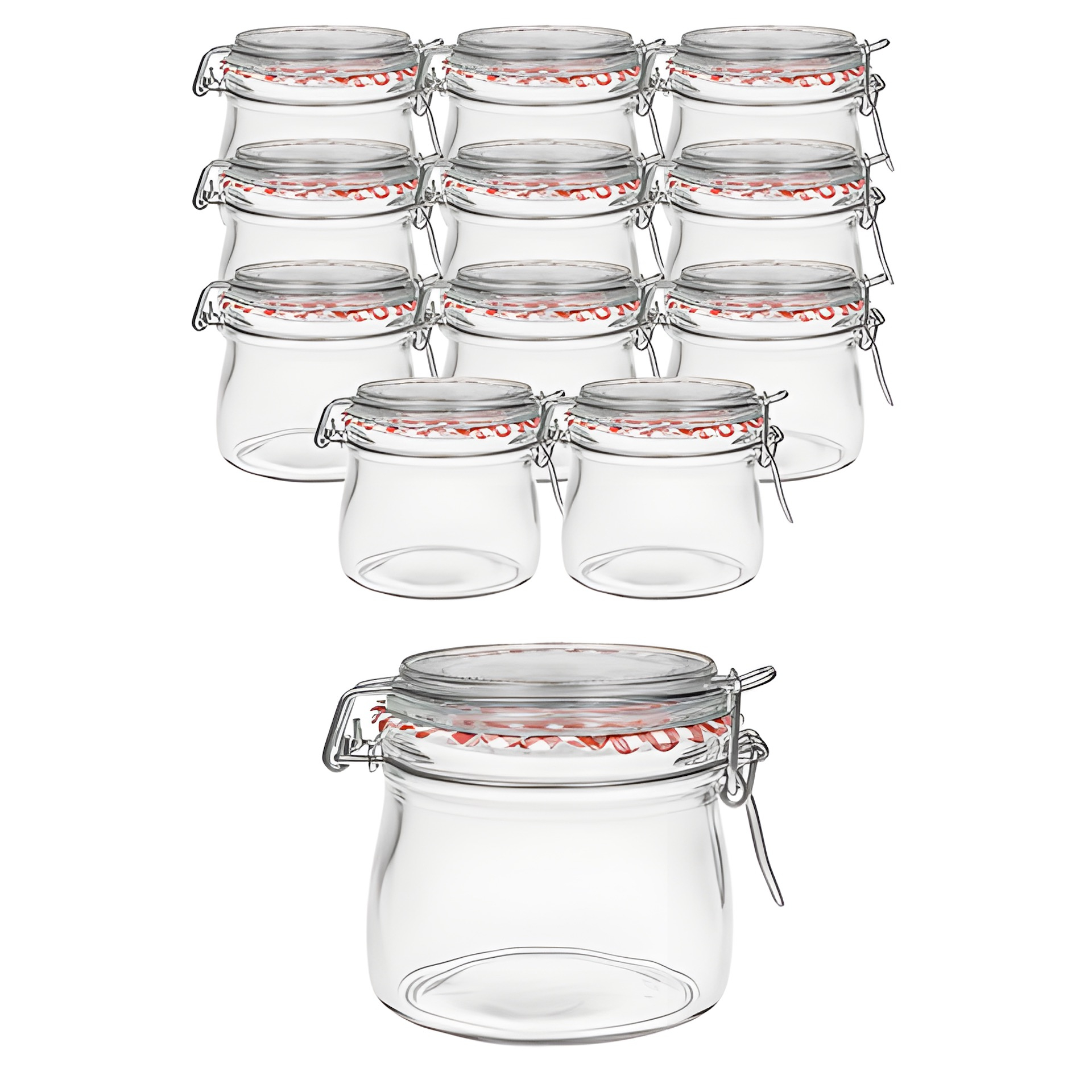 12er Set Bügelglas 'Ermetico' 500 ml