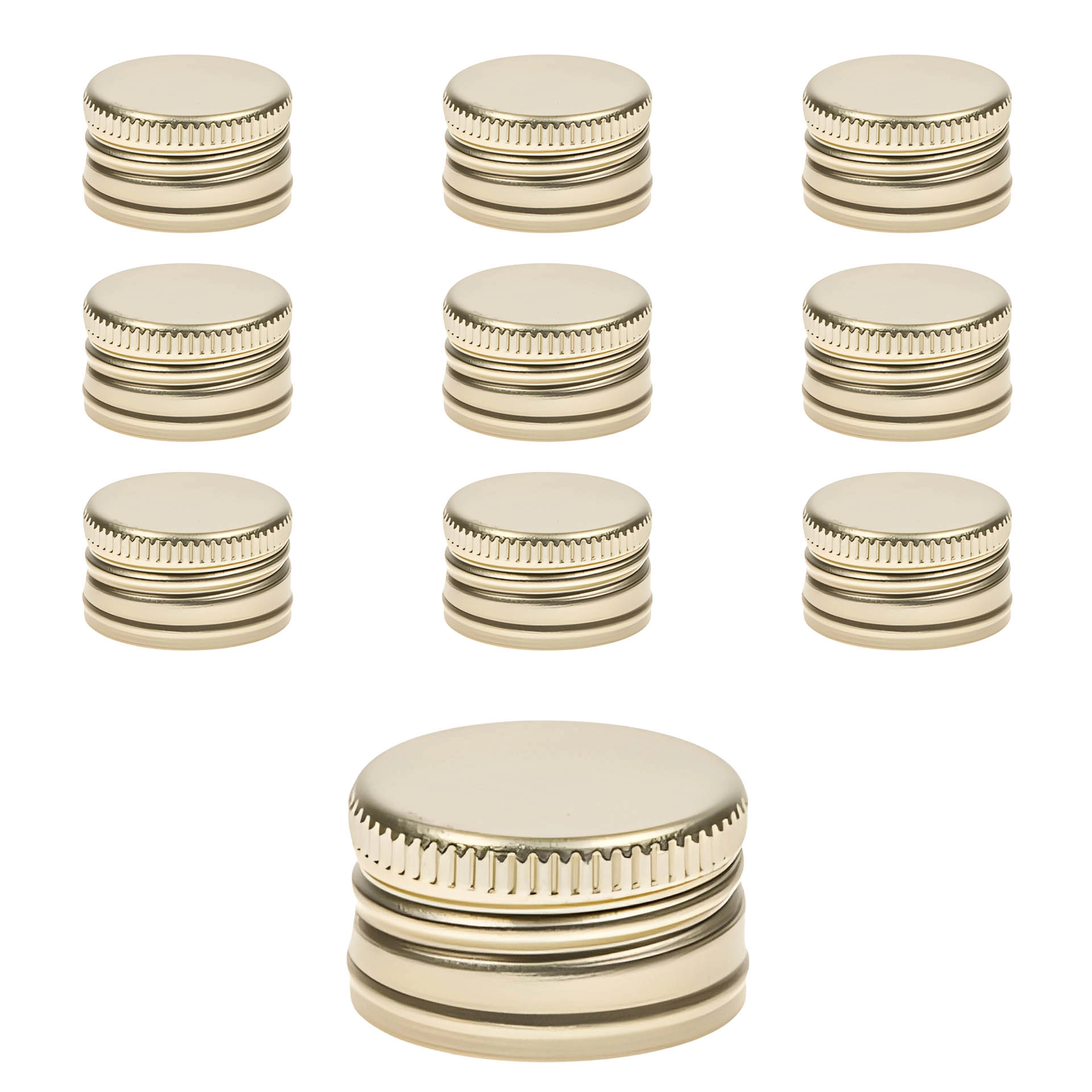 PP 24 gold Aluminium, 10 Stück