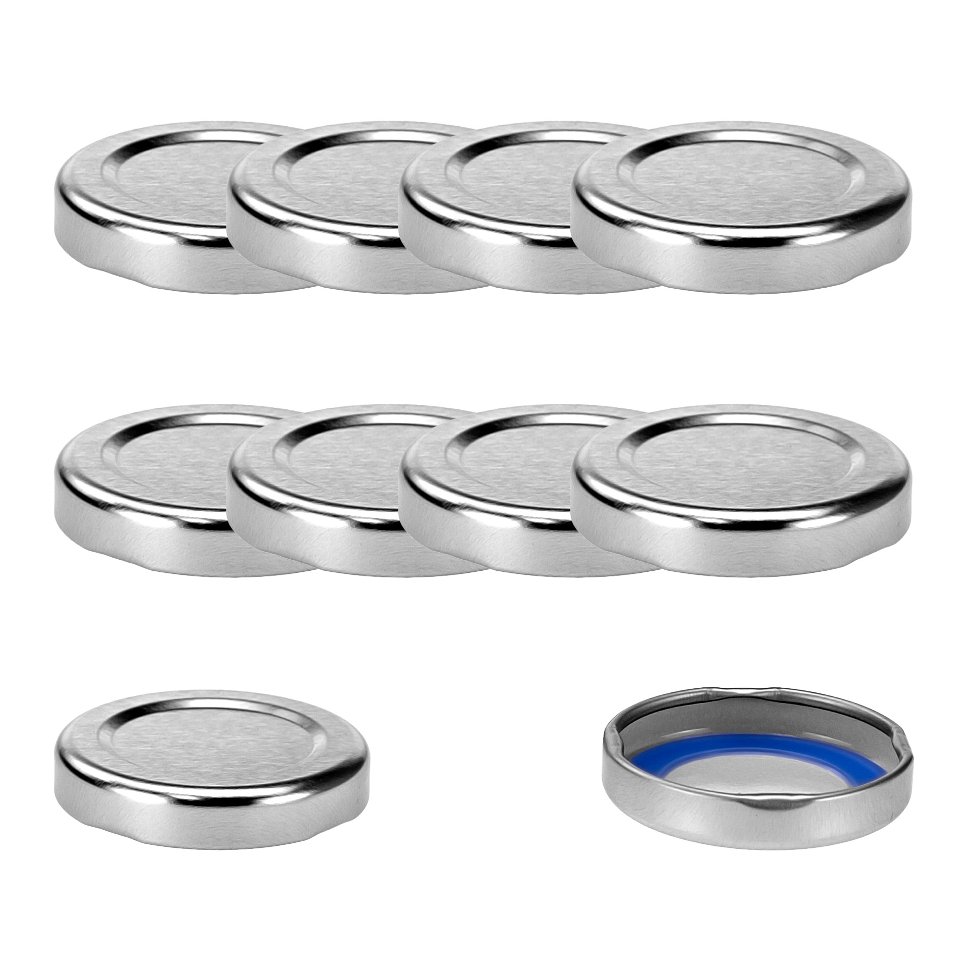 TO 43 silber past. BLUESEAL, 10 Stück