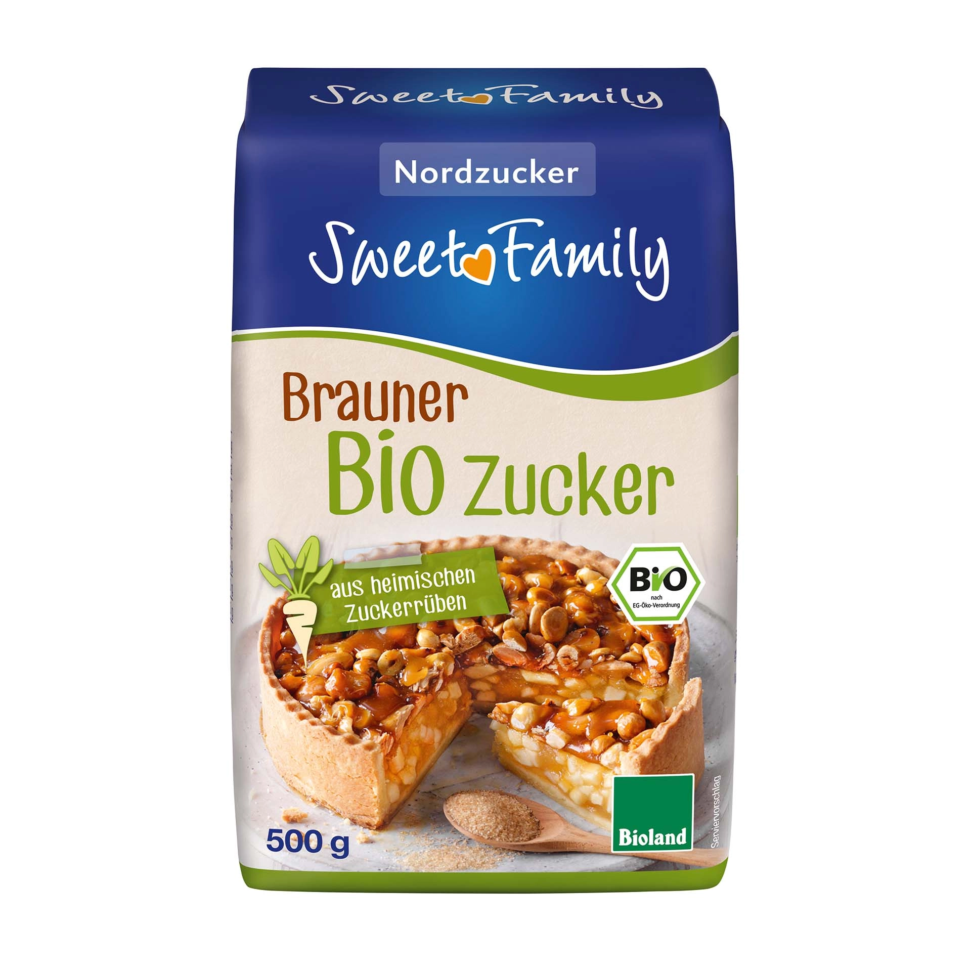 Brauner Bio Zucker, 500 g