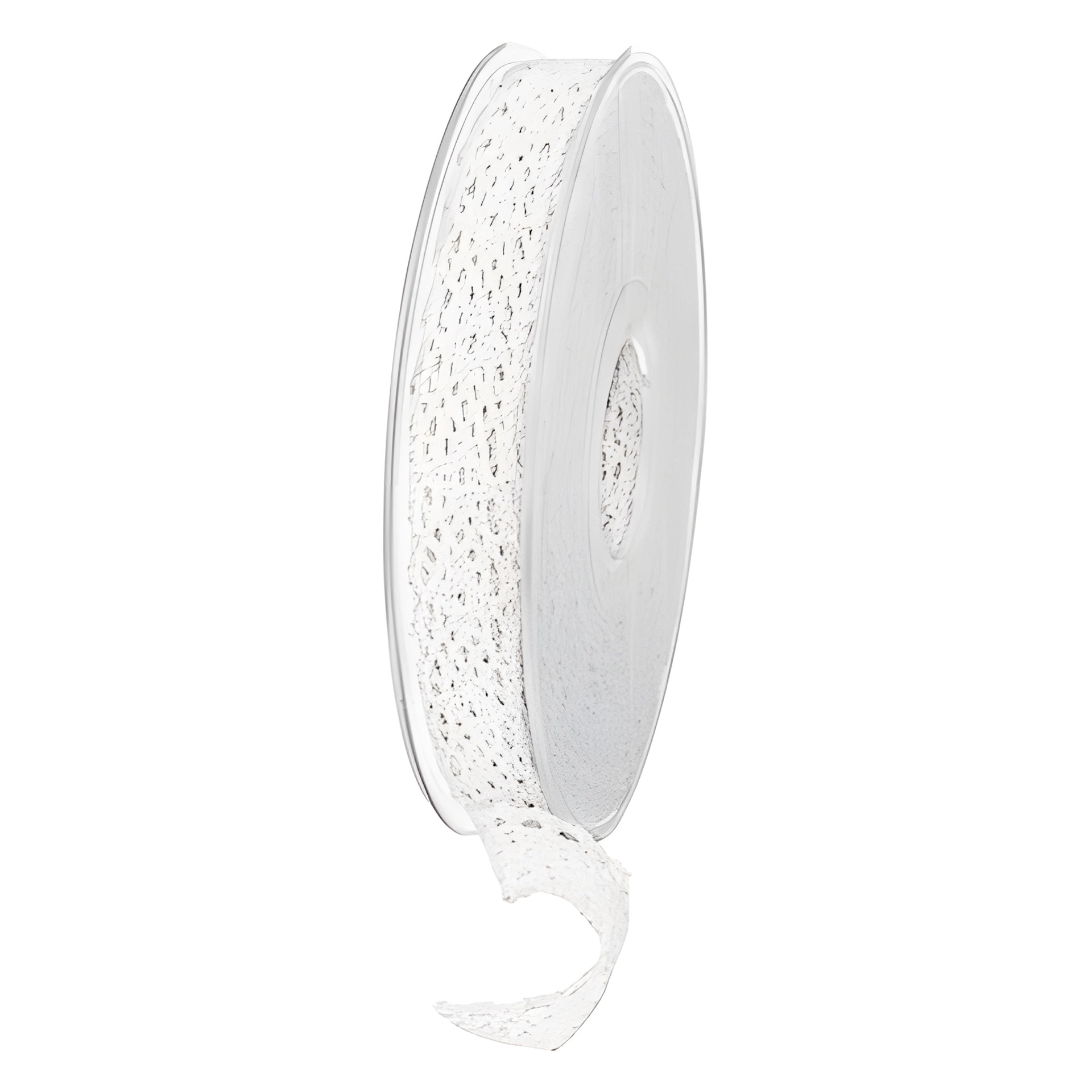 Spitzenband 10 m, 15 mm weiß