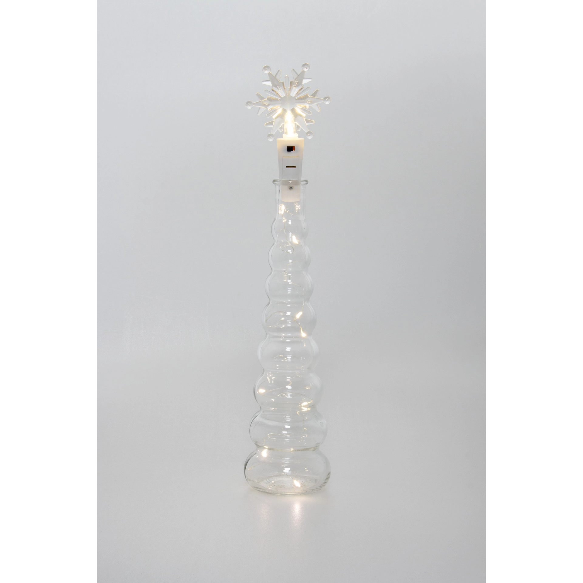 Flaschenlicht 'Schneeflocke', 8 LEDs