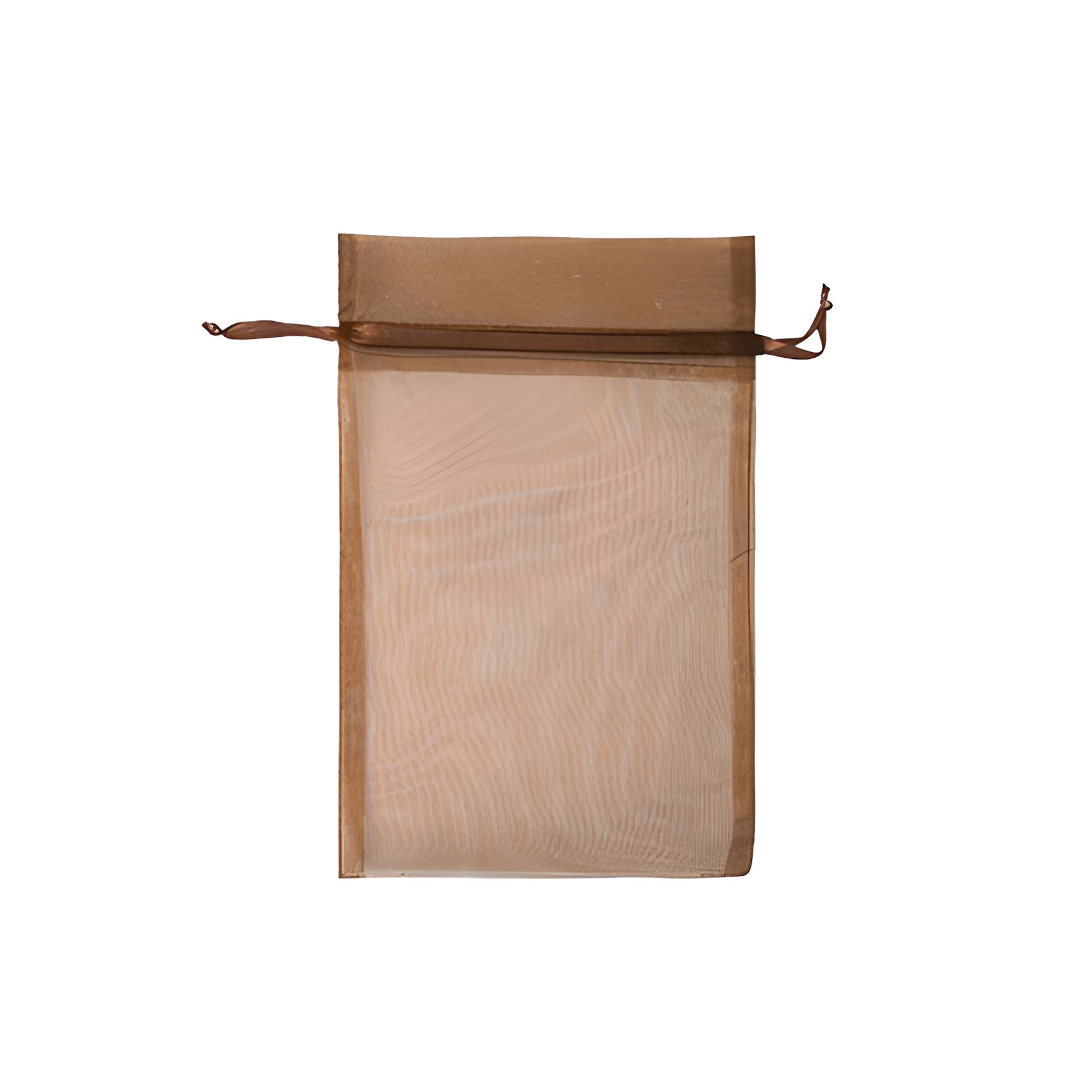 Chiffonbeutel 15 x 24 cm, dunkelbraun, 3 Stück