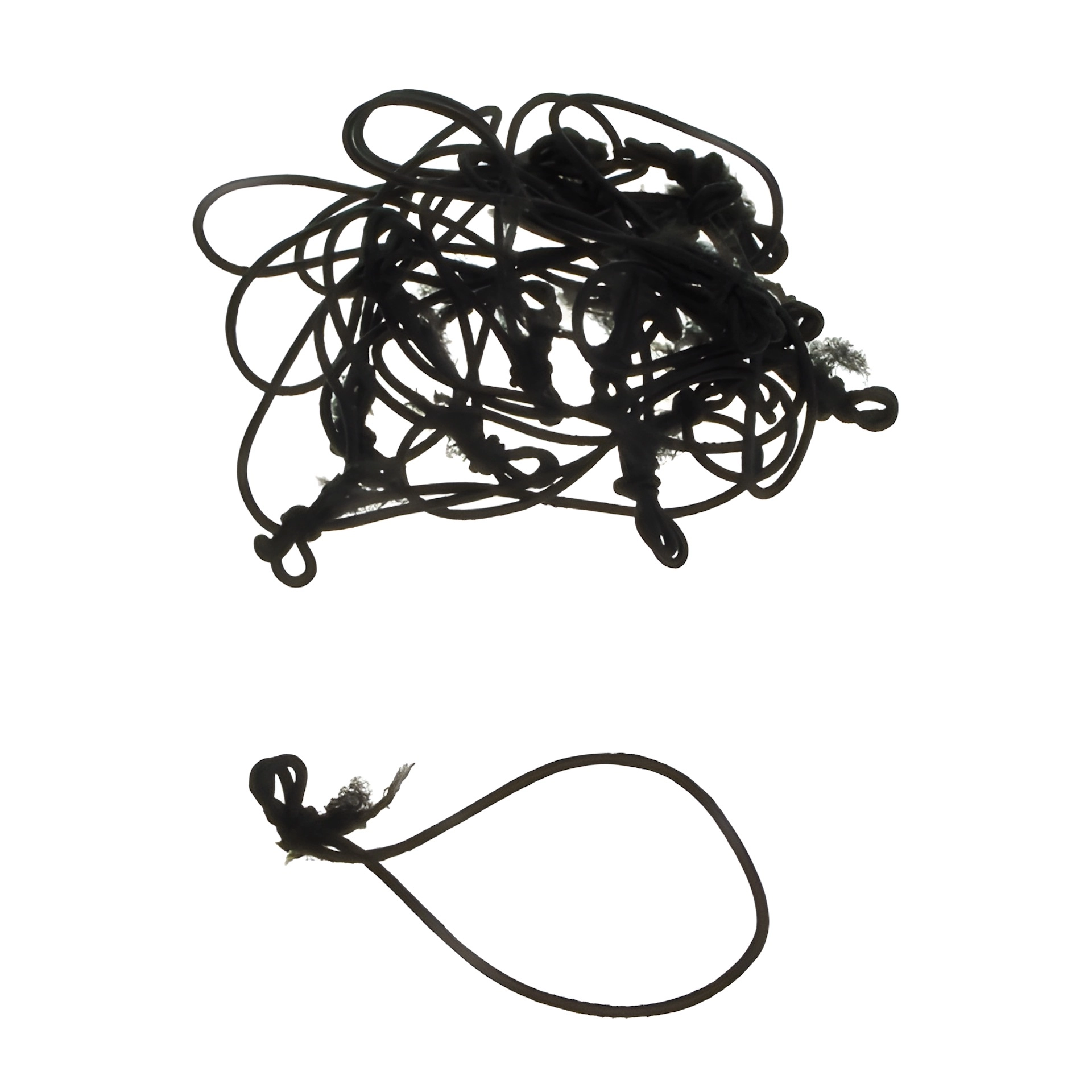 Textilschlaufen schwarz -  20er Pack