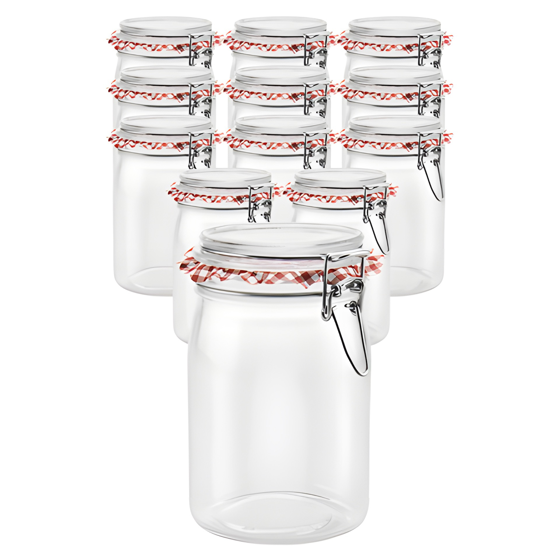 12er Set Bügelglas 'Ermetico' 1000 ml