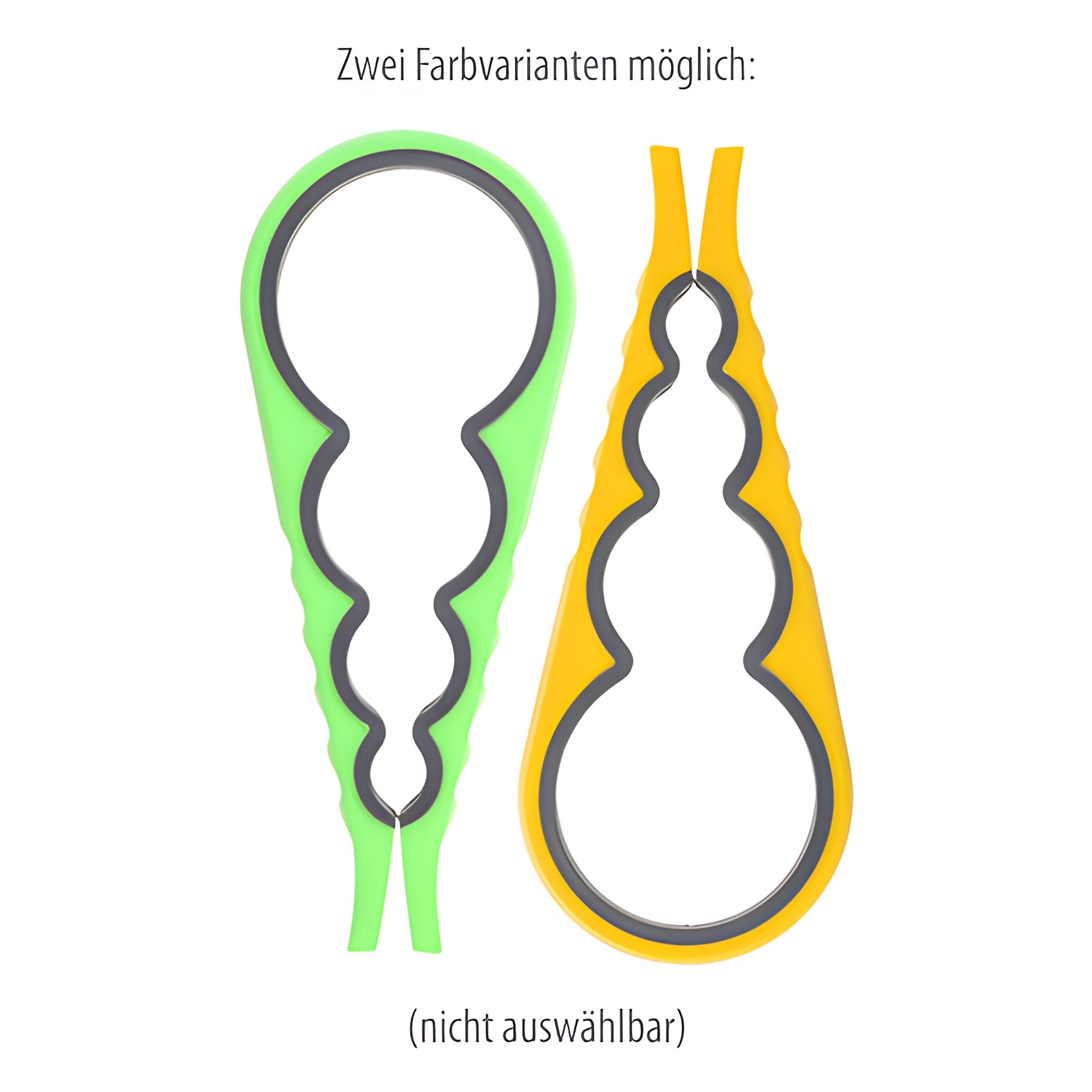 Gläser- und Flaschenöffner, gelb oder grün