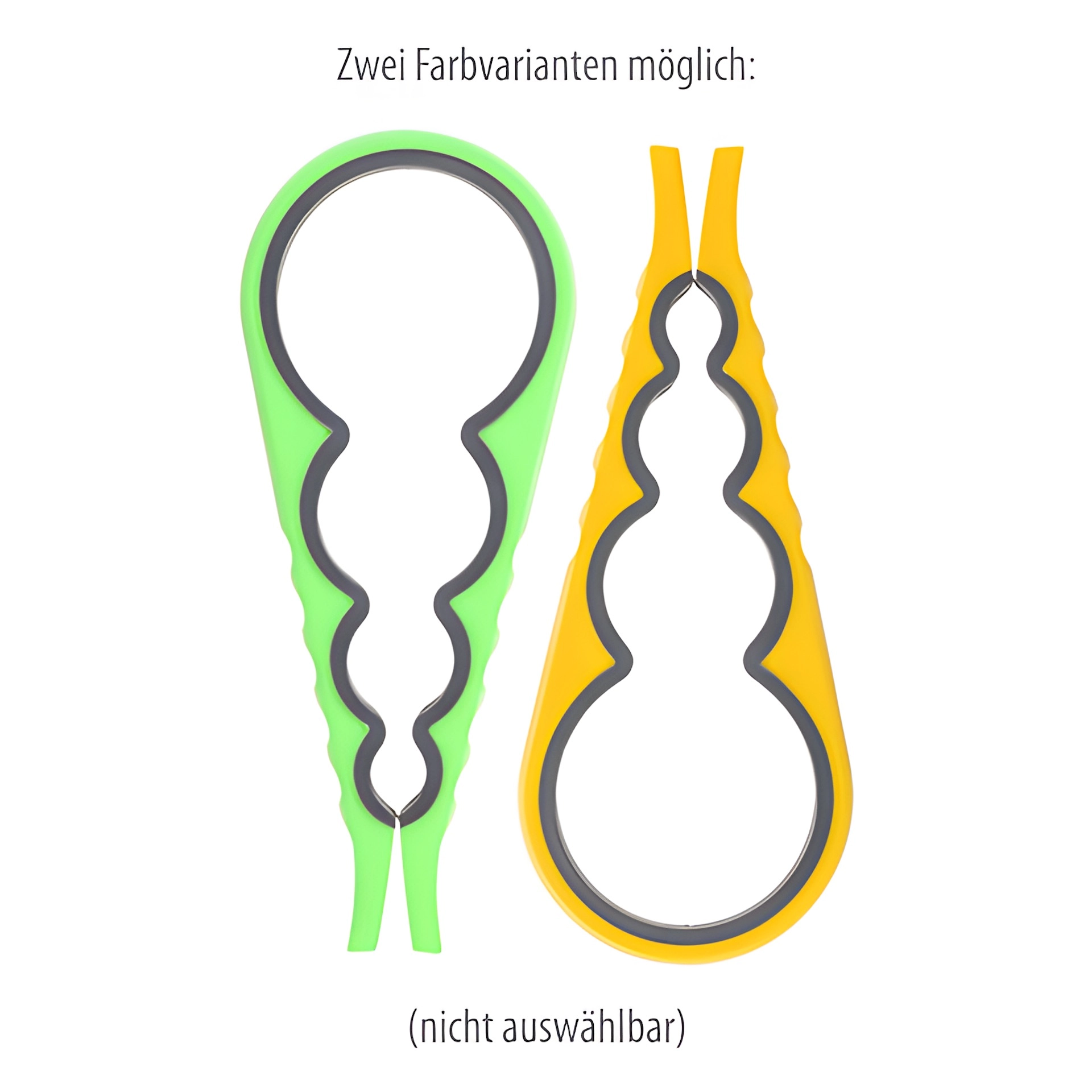Gläser- und Flaschenöffner, gelb oder grün