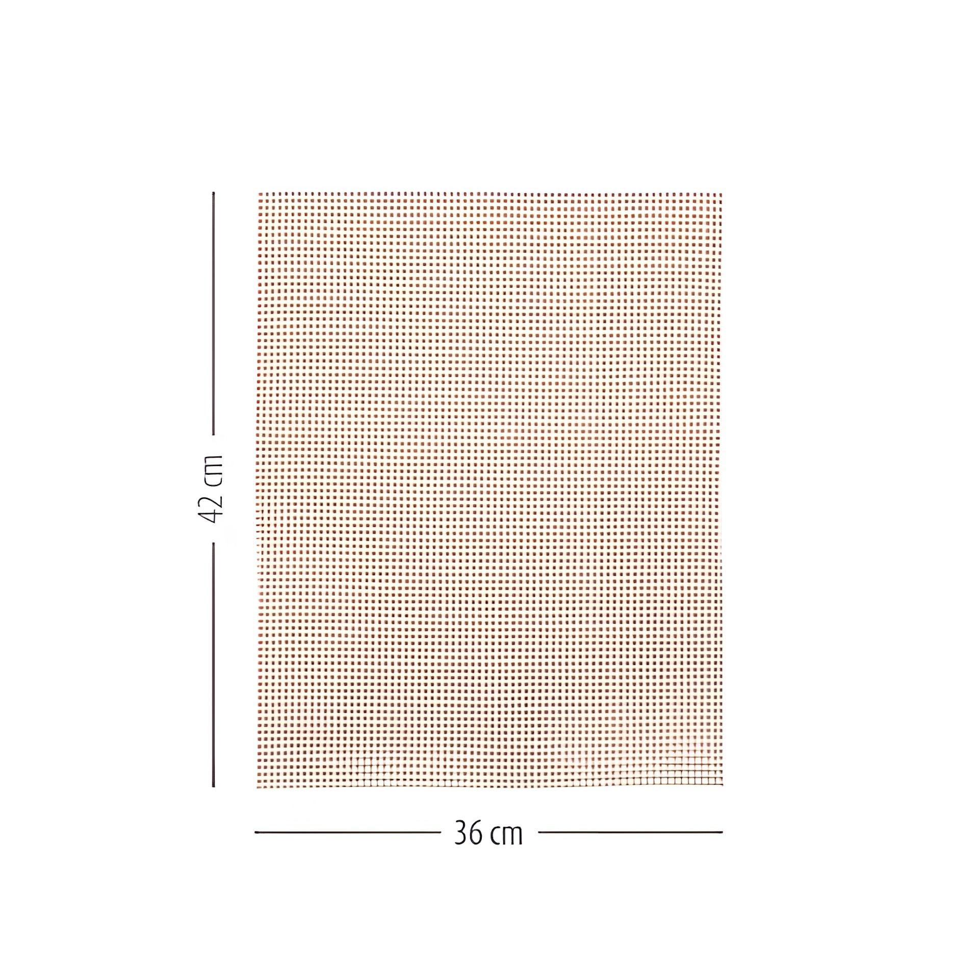 Backofen- und Grillmatte 'Gitter' 42 x 36 cm