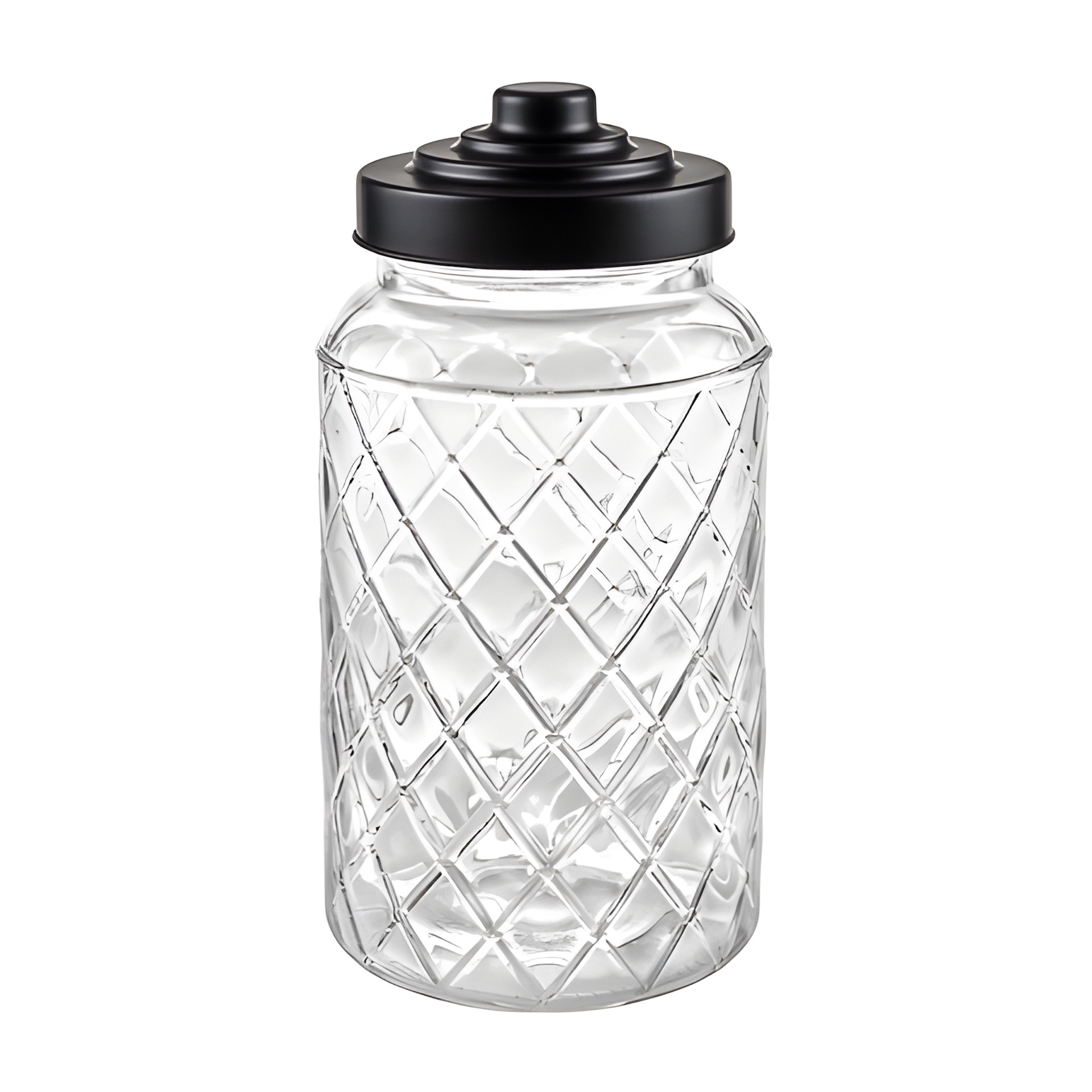 Vorratsglas 'Raute' 1200 ml mit Schraubdeckel