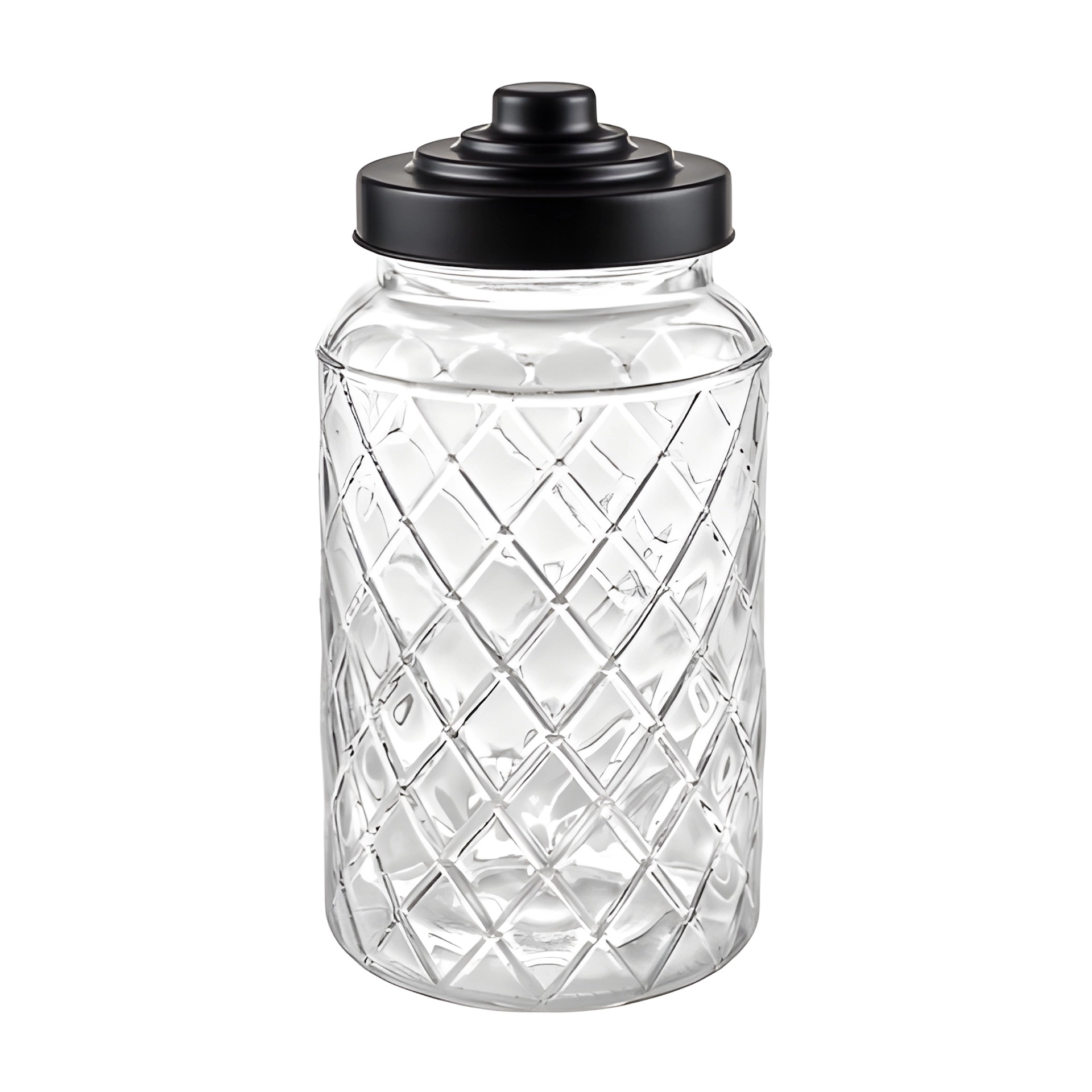Vorratsglas 'Raute' 1200 ml mit Schraubdeckel
