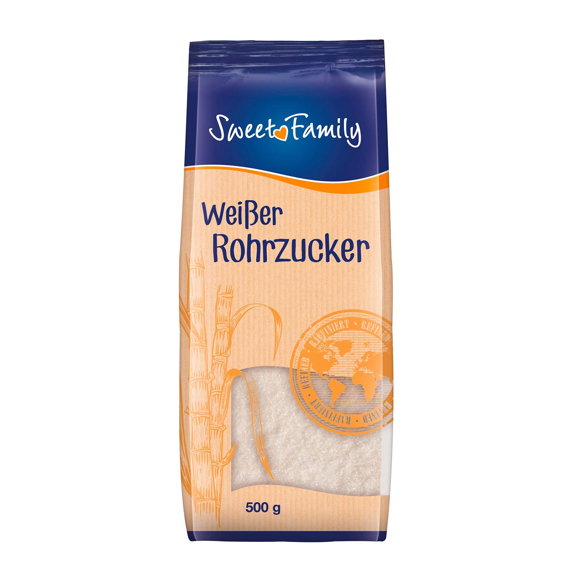 Rohrzucker weiß, 500 g