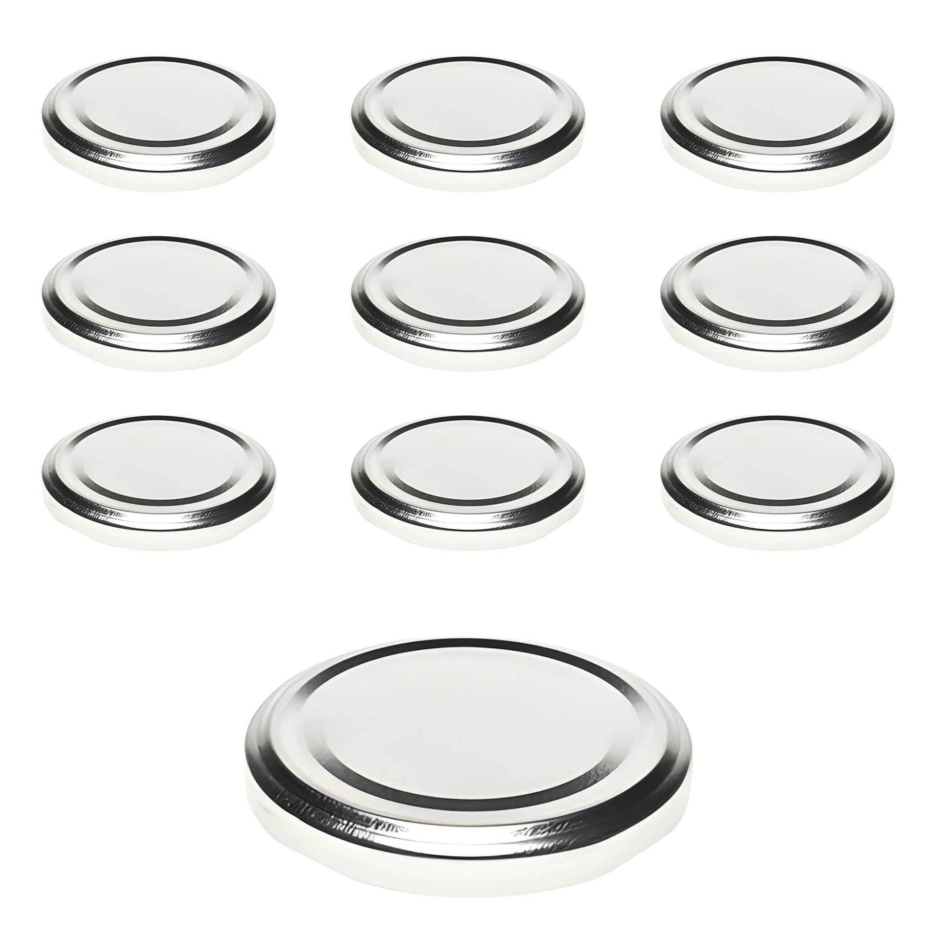 TO  66 silber ster., 10 Stück