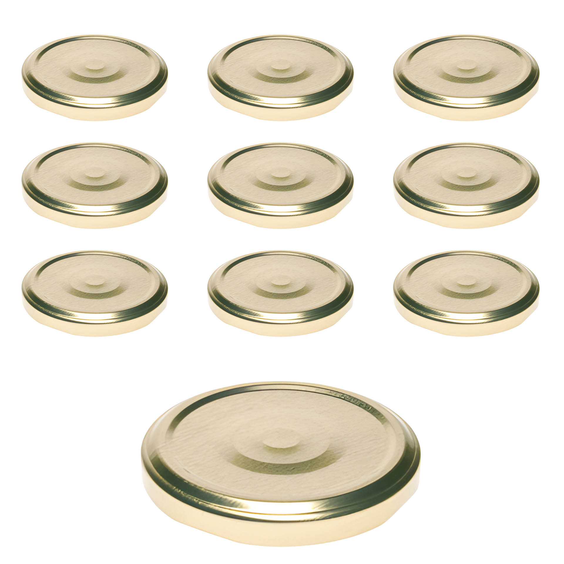TO  66 gold ster. mit Button, 10 Stück