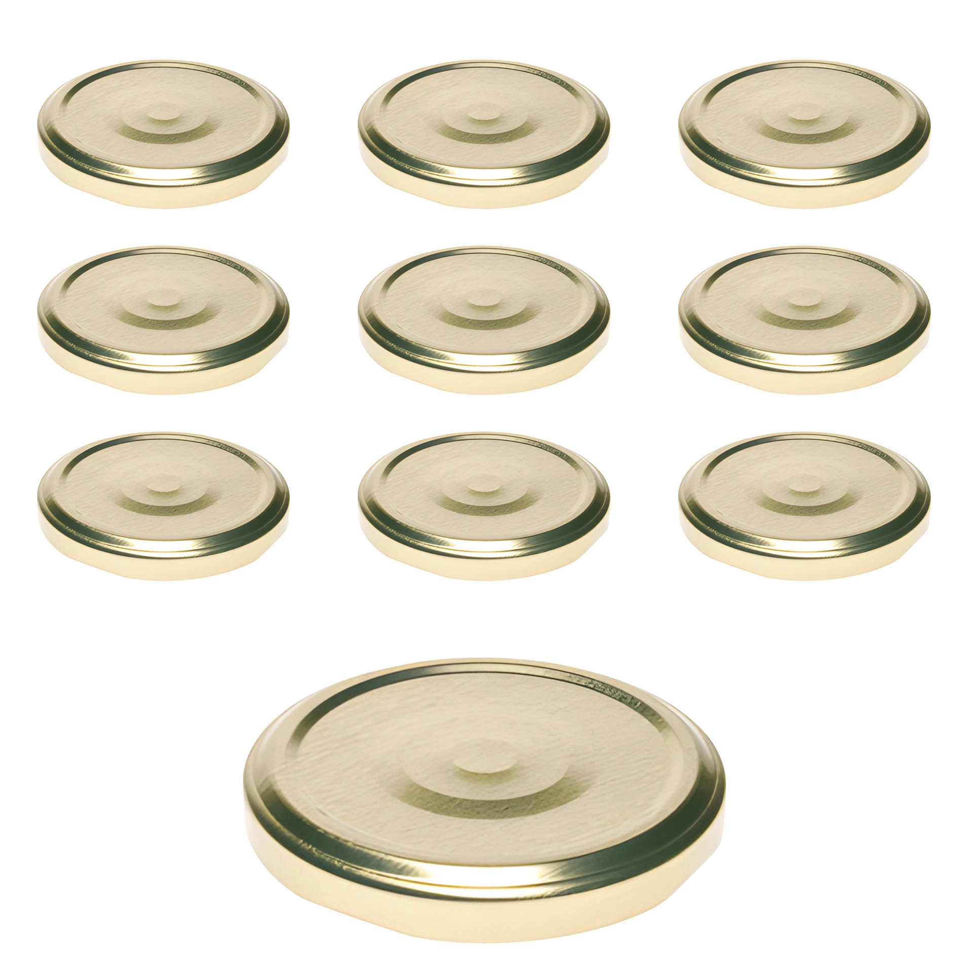 TO  66 gold ster. mit Button, 10 Stück