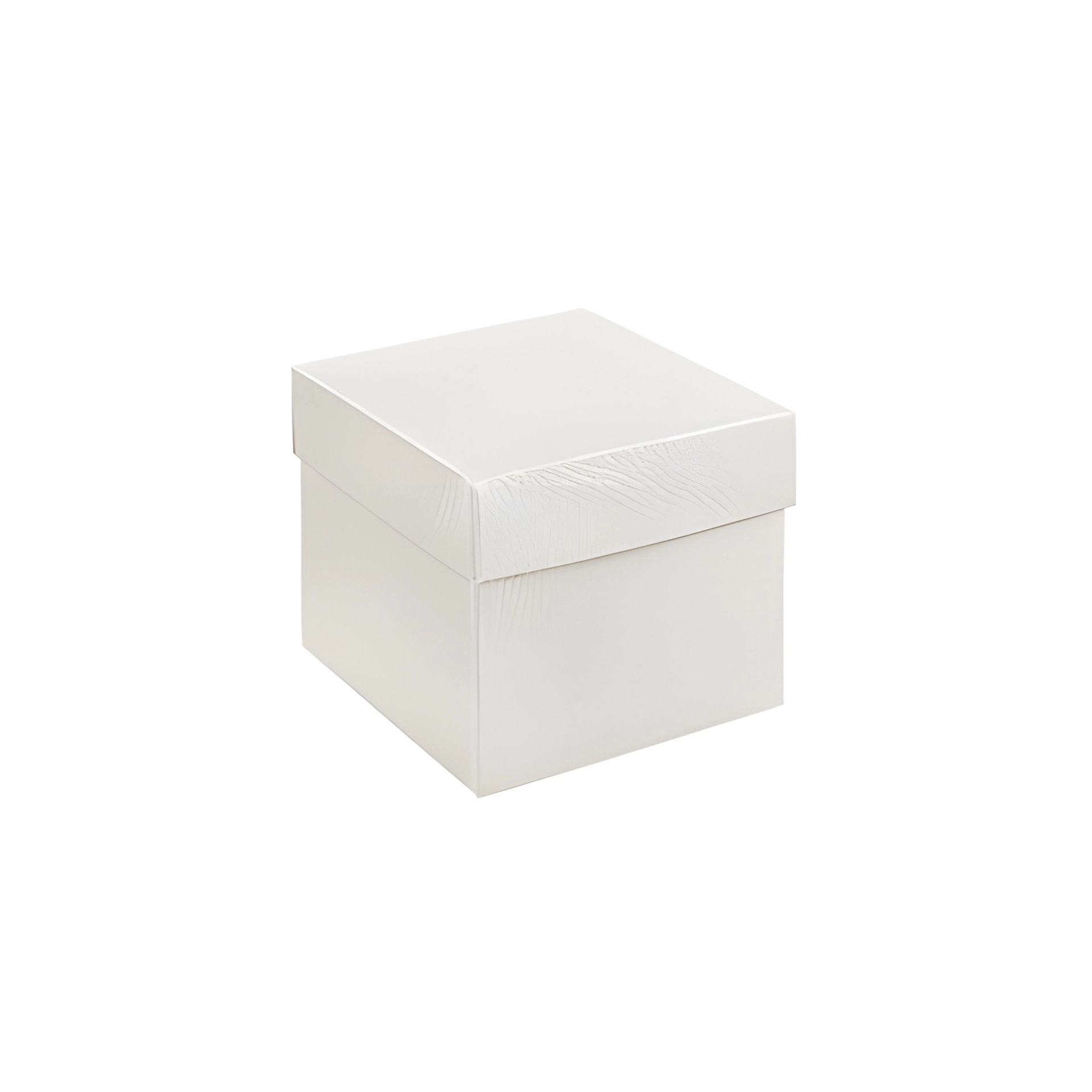 Geschenkbox 100 x 100 x 90 mm weiß
