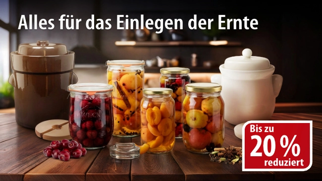 Ansatzgefäße im Angebot