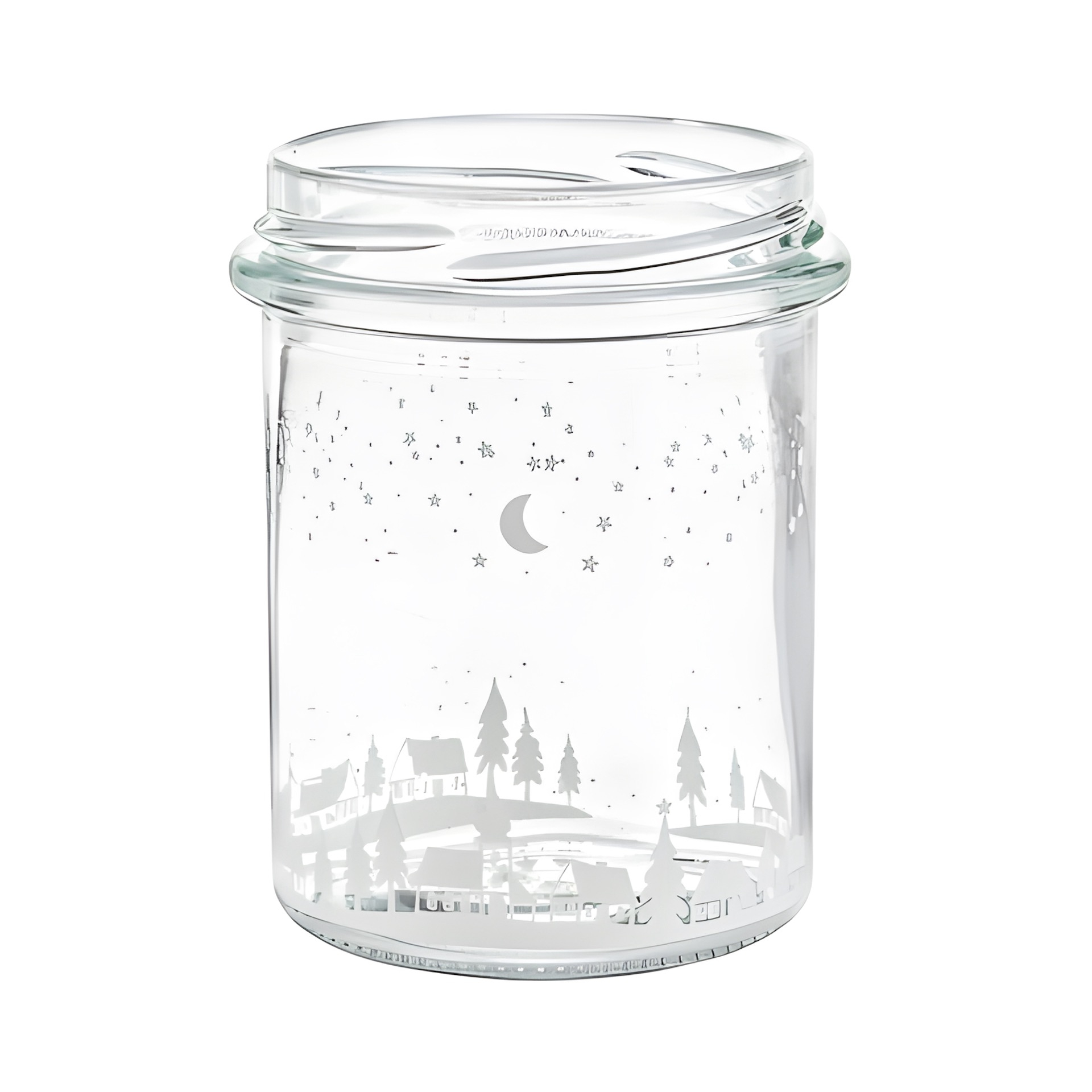 Sturzglas 215 ml 'Winterlandschaft'