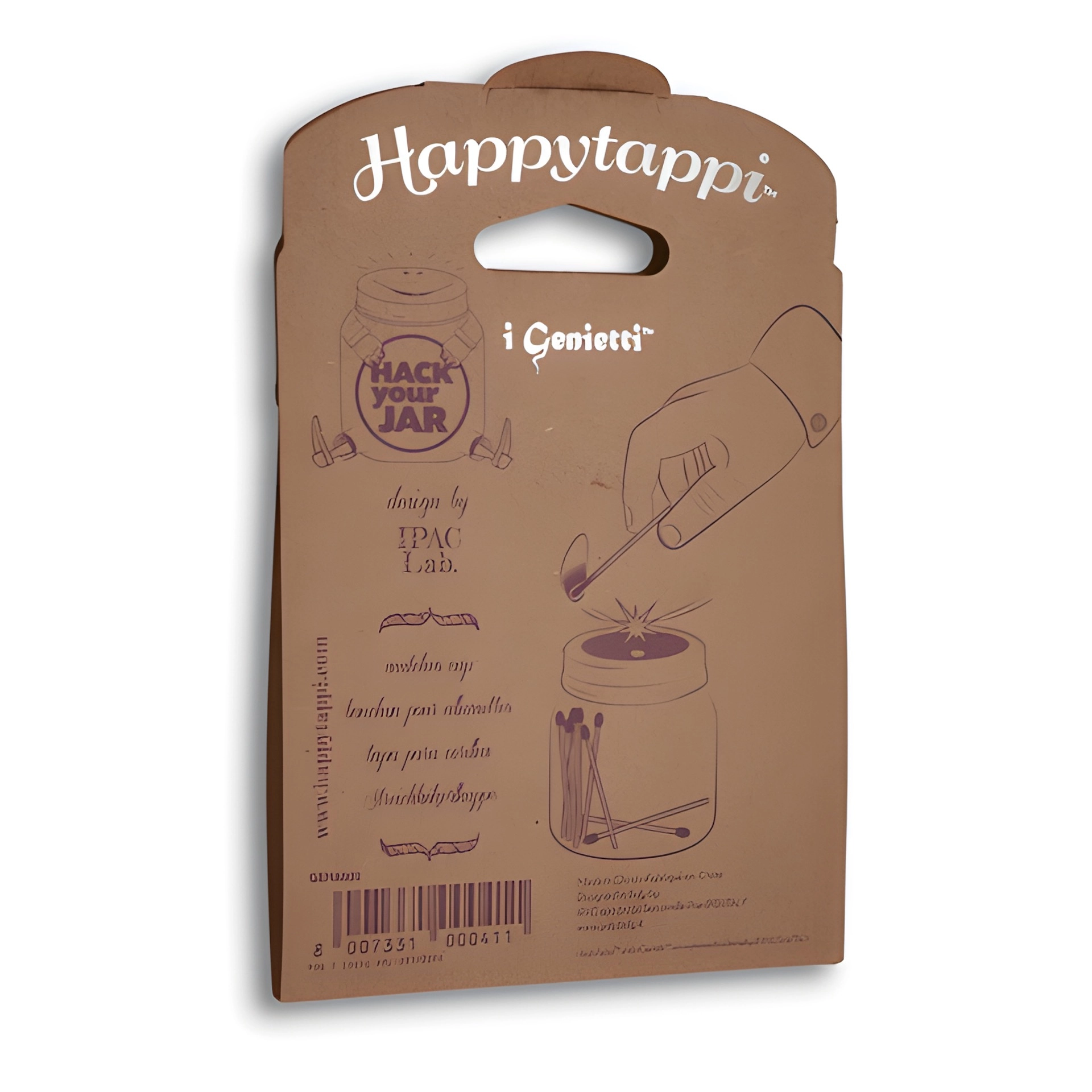 HappyTappi CT 70 Streichholzdeckel
