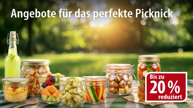Picknickartikel im Angebot