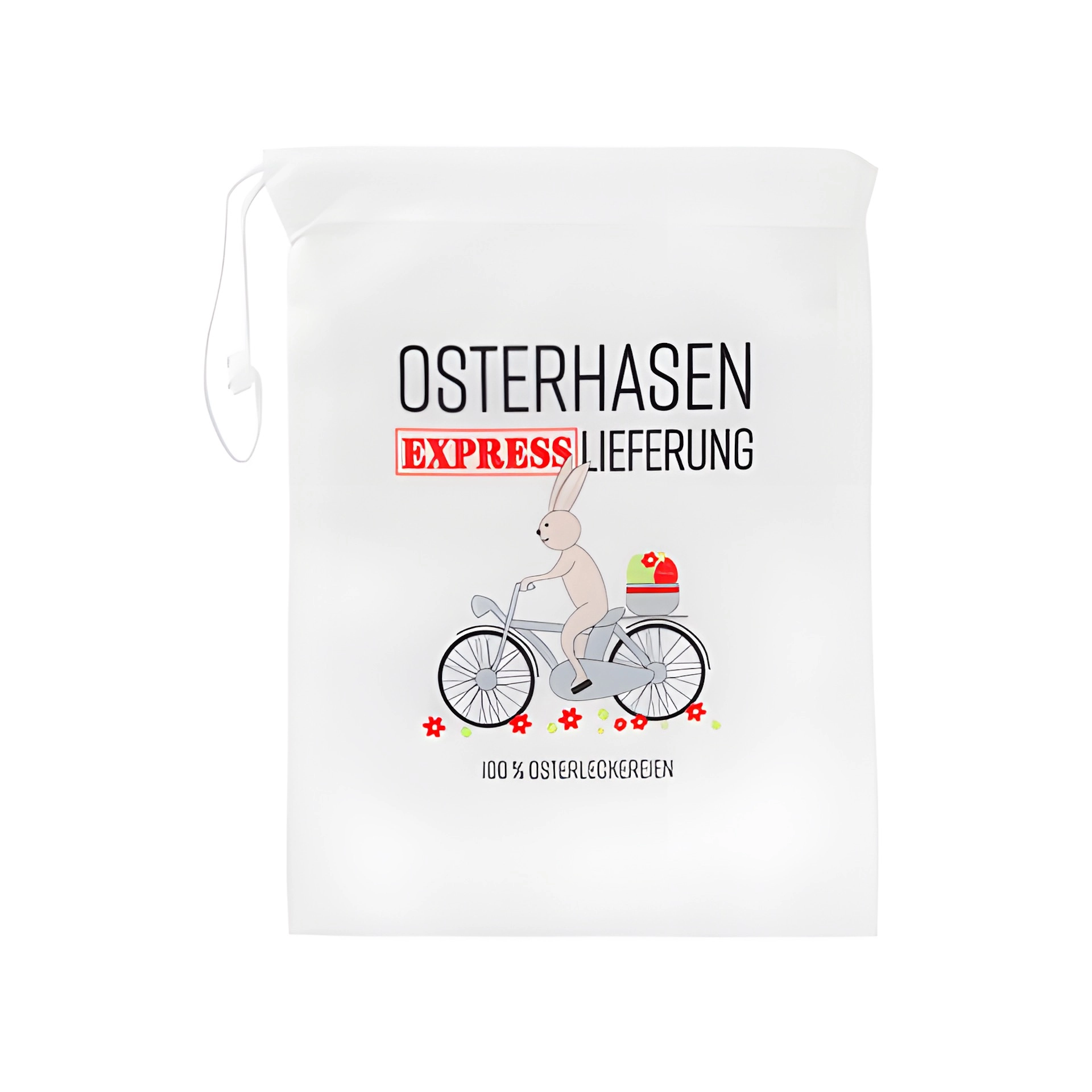 Beutel 'Osterhasen Lieferung', 22 x 30 cm