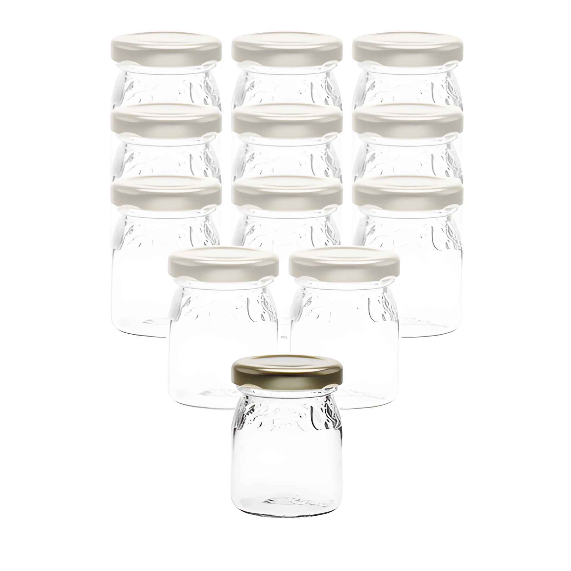 Set Schmuckglas 'Fruchtdekor'  50 ml mit Deckel