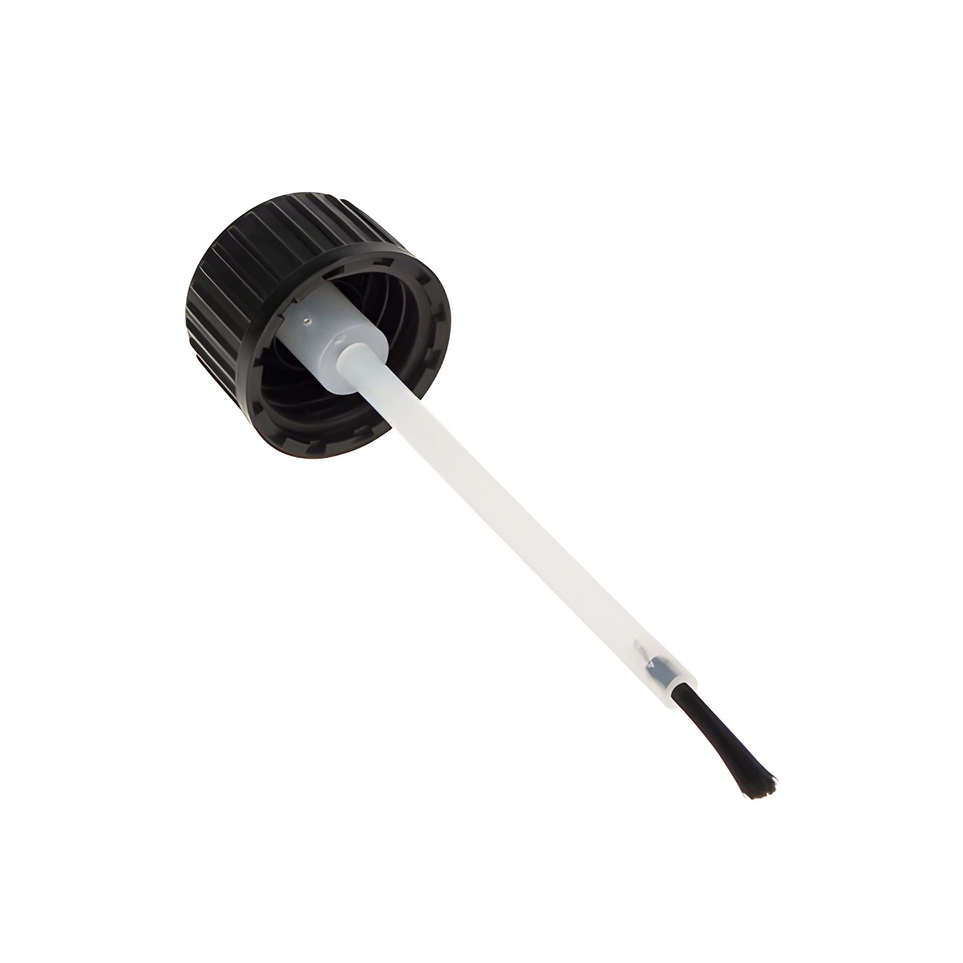 DIN 18 schwarz mit Pinsel für Tropfflasche 30 ml