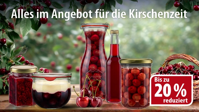 Jetzt Kirschen haltbar machen und Rabatte sichern