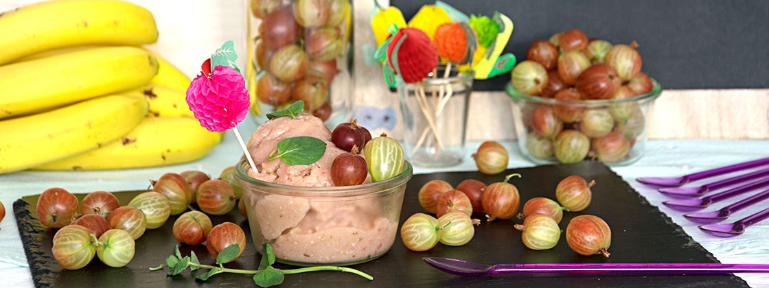 Stachelbeeren-Nicecream