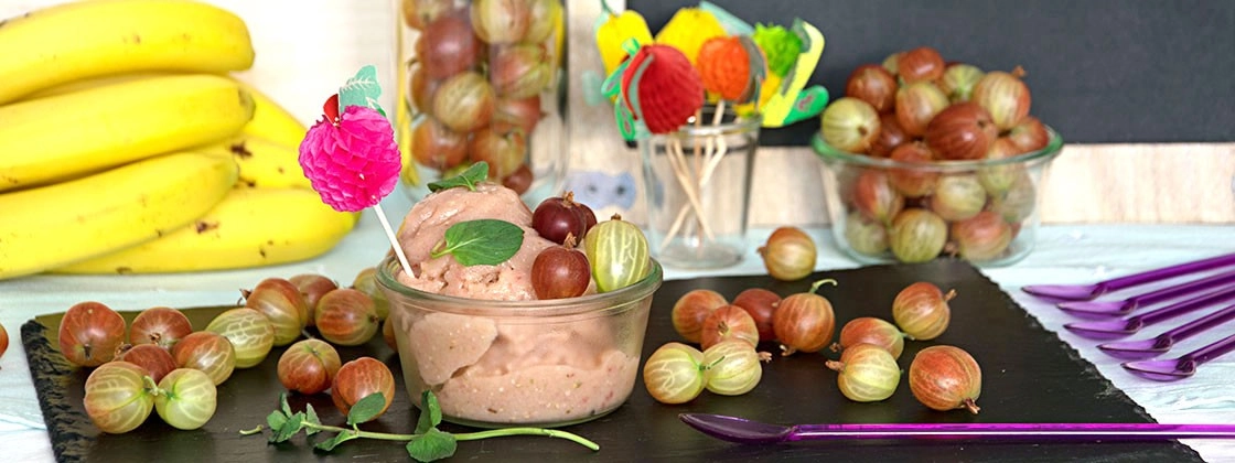 Stachelbeeren-Nicecream