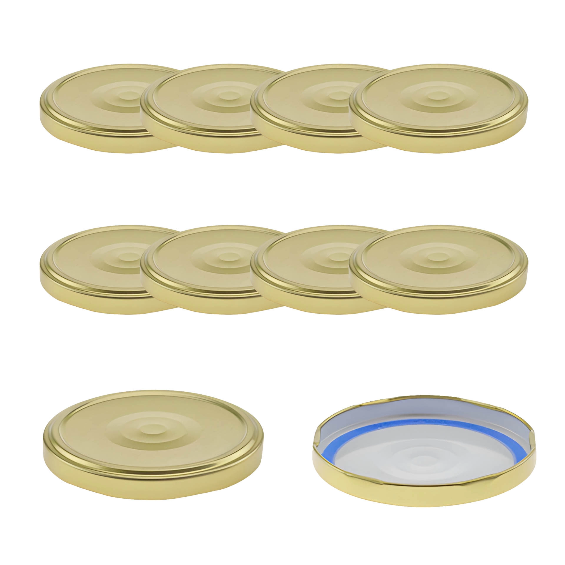 TO  82 gold past. mit Button BLUESEAL, 10 Stück