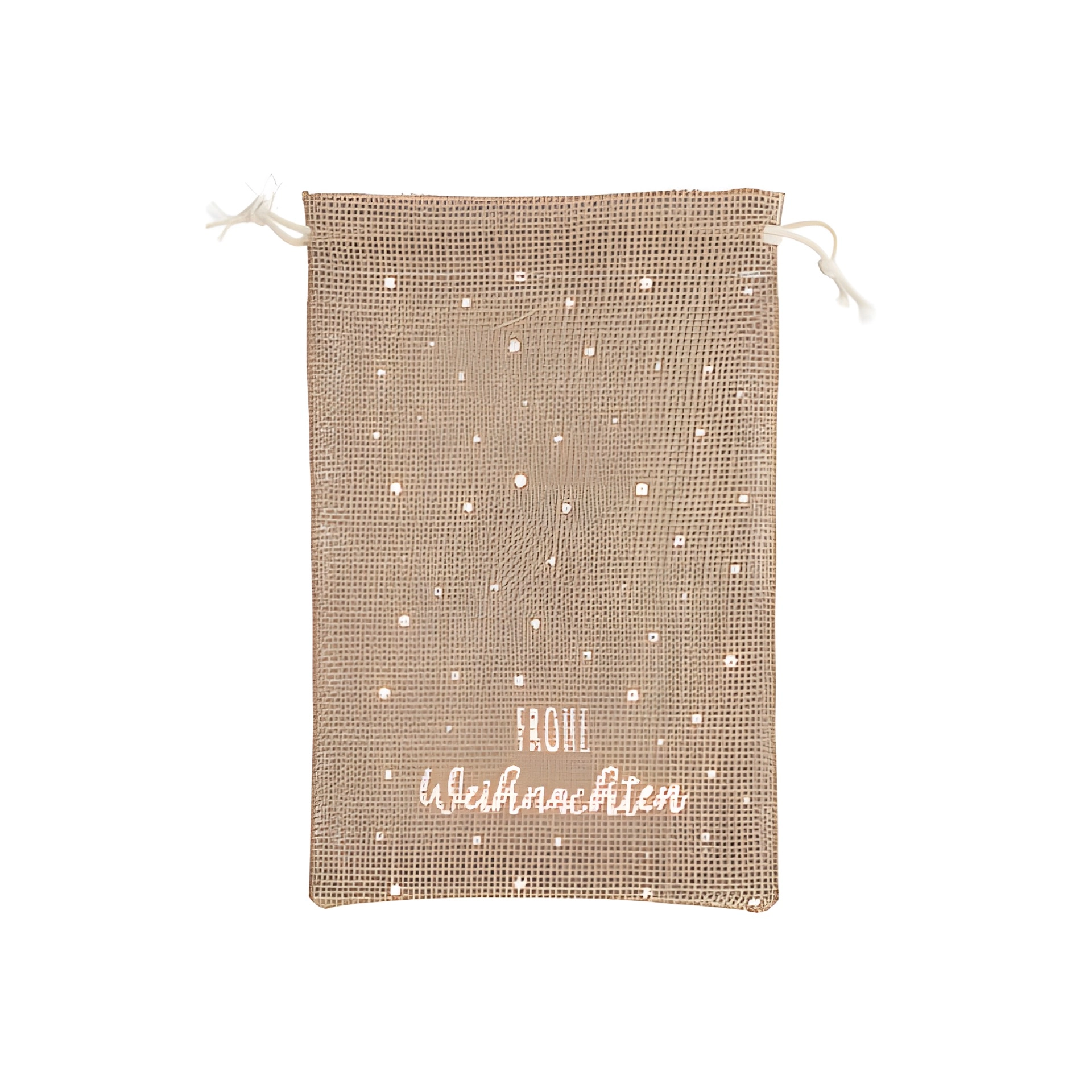 Jutebeutel 'Weihnachten', 16 x 23 cm
