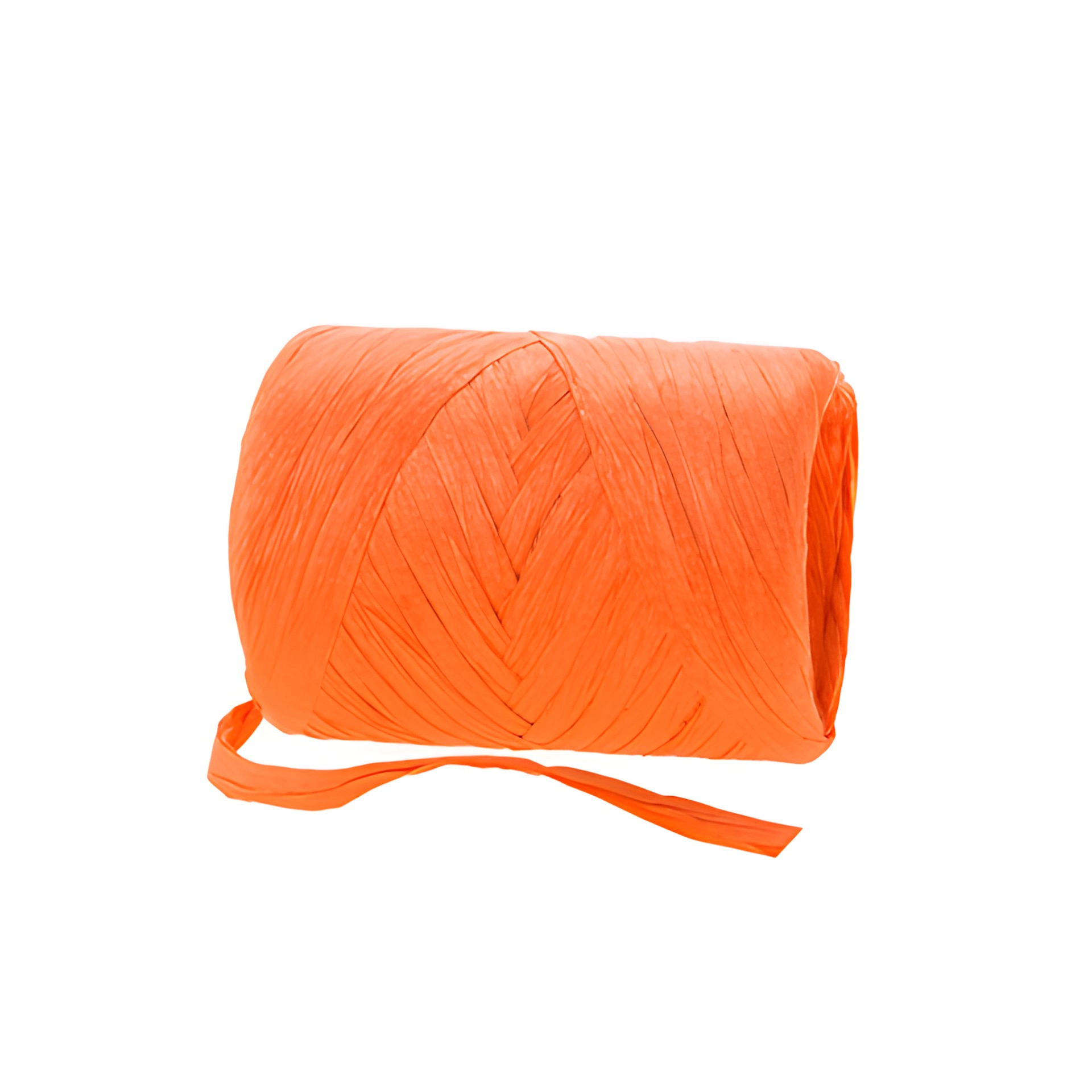 Raffia Papierband 20 m, 8 mm orange