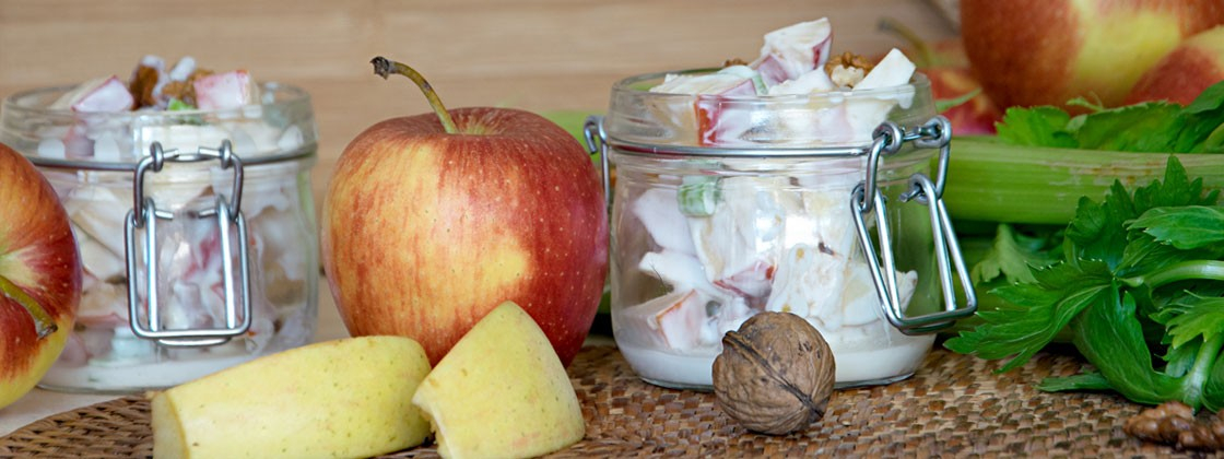 Staudensellerie-Apfel-Salat