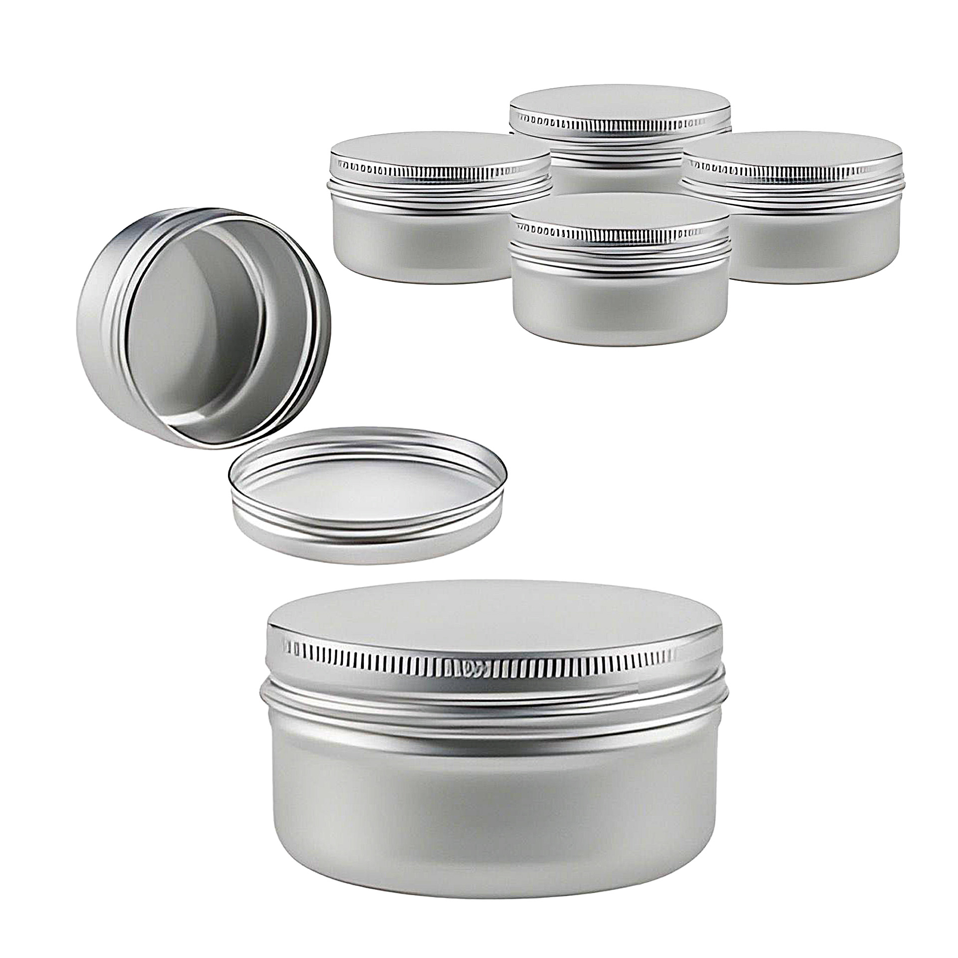 Aluminiumdose 50 ml, 6 Stück