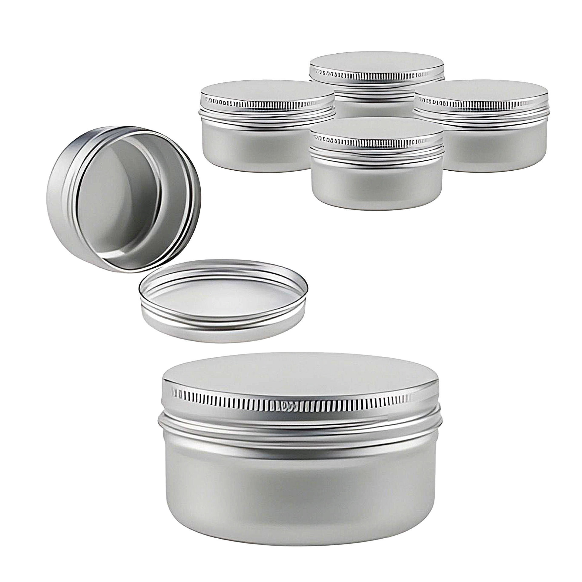 Aluminiumdose 50 ml, 6 Stück