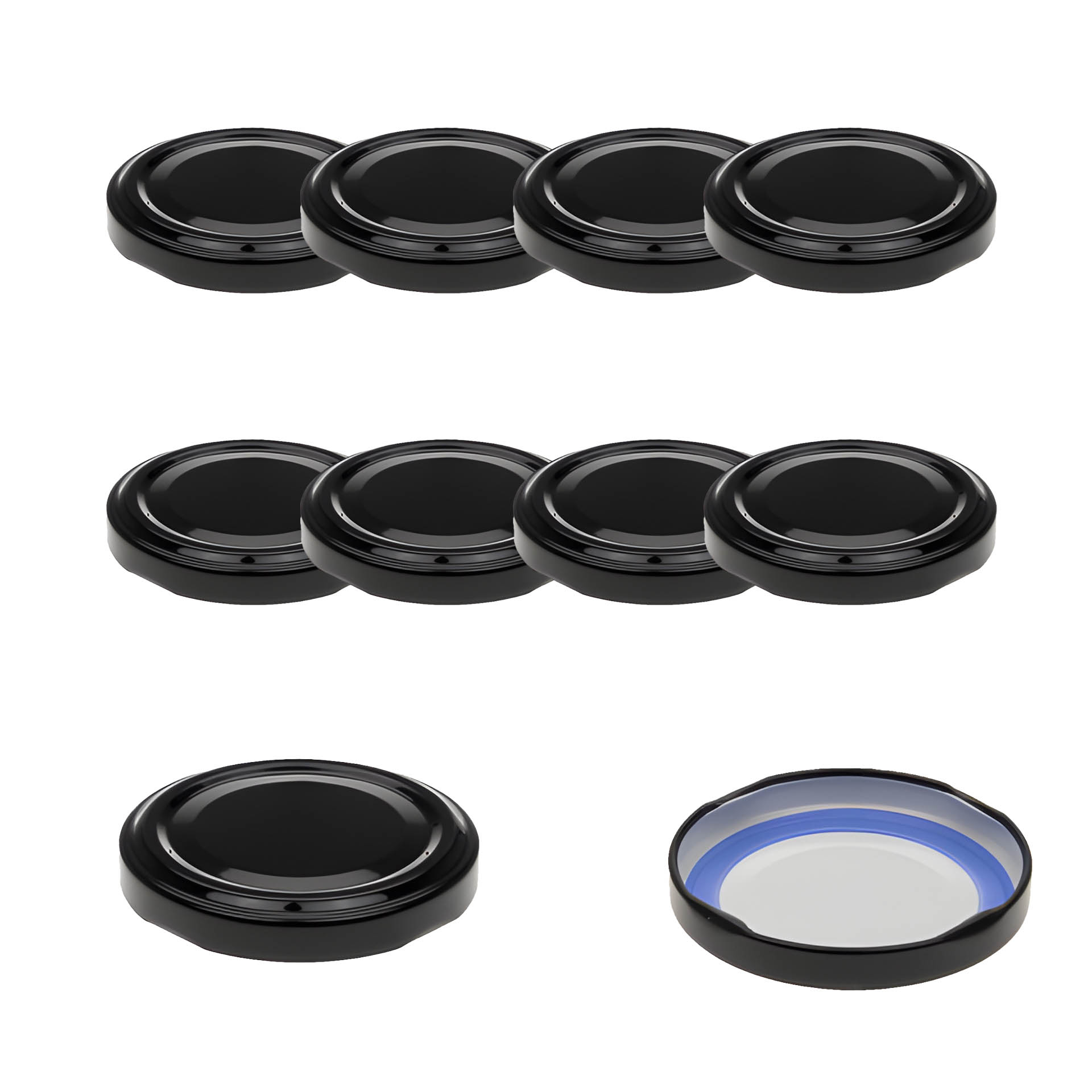 TO  58 schwarz past. BLUESEAL, 10 Stück