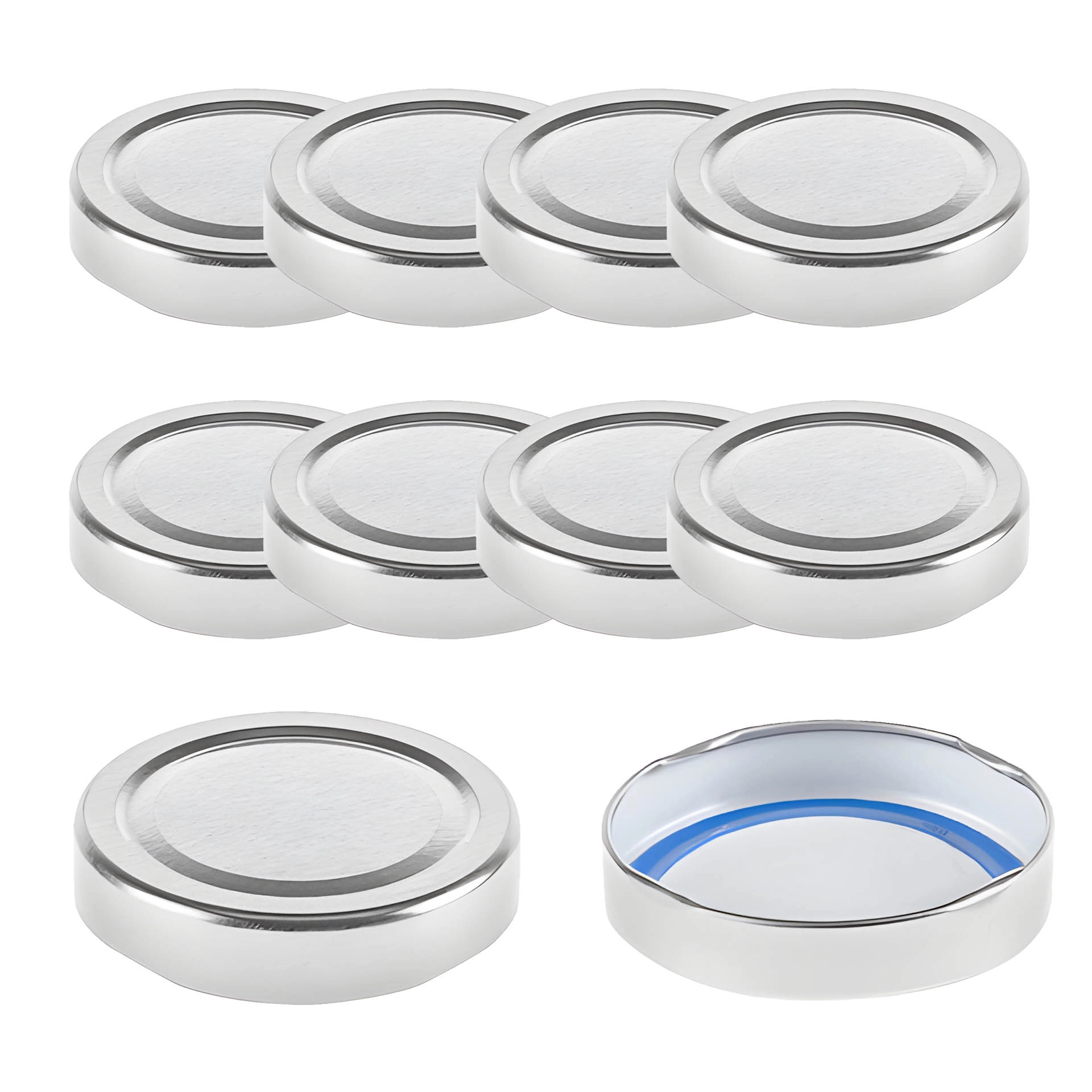 TO 66 Deep silber past. BLUESEAL, 10 Stück