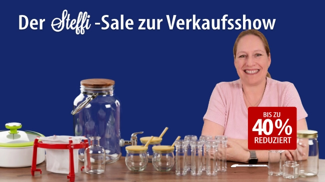 Der Steffi-Sale zur Verkaufsshow - Bis zu 40 % reduziert