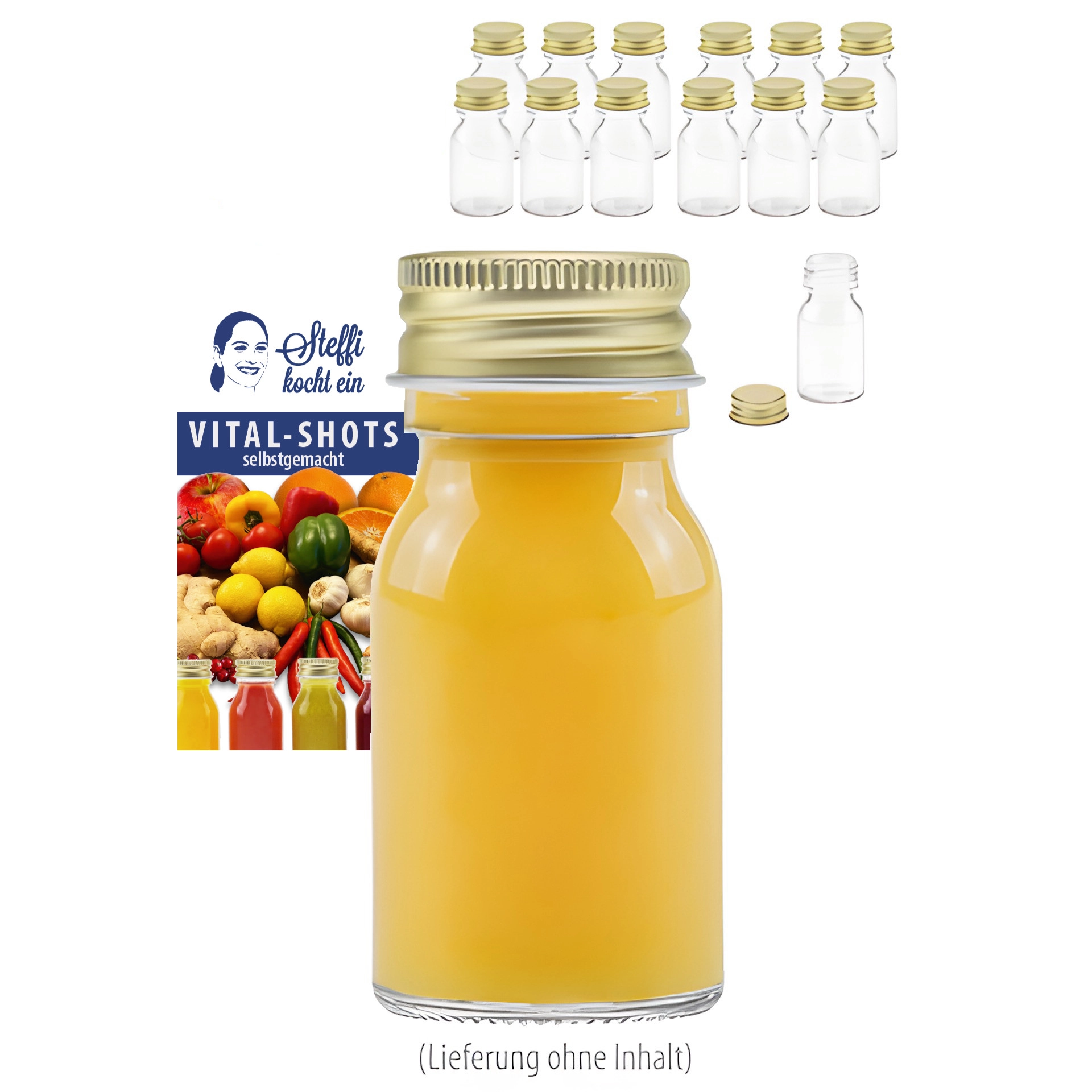 Glasflasche 30 ml, 14er Set
