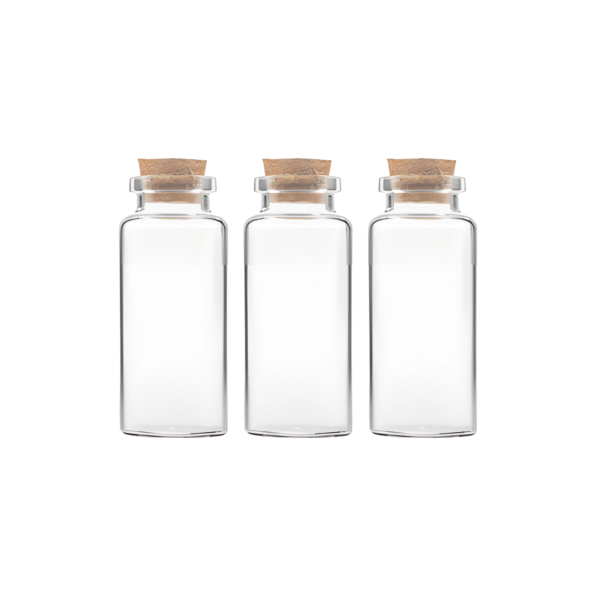 Minikorkenflasche 30 ml, 3er Pack