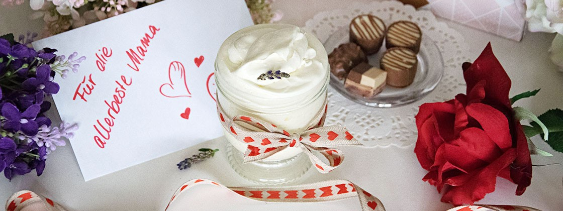 Körperbutter im Glas