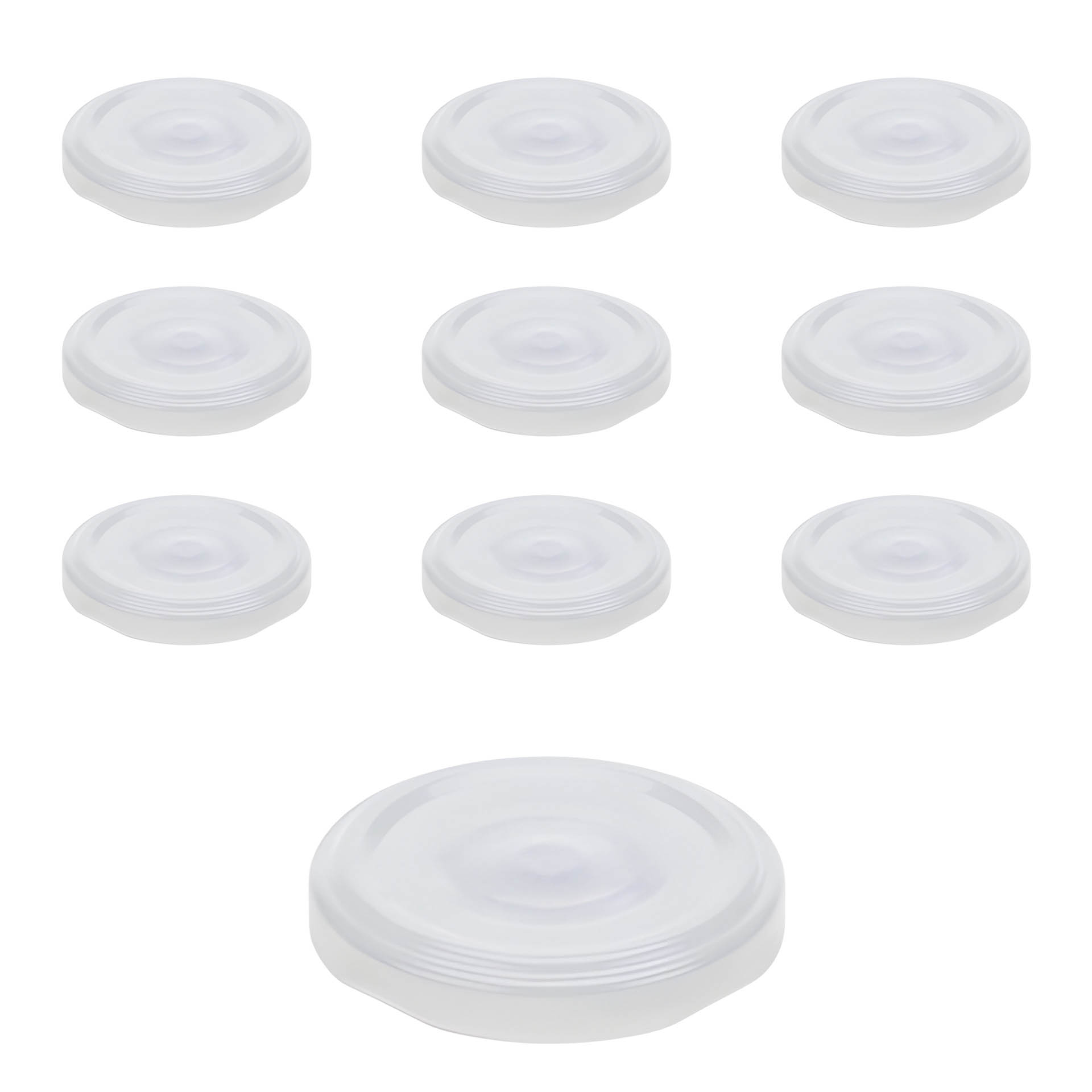 TO  53 weiß ster. mit Button, 10 Stück