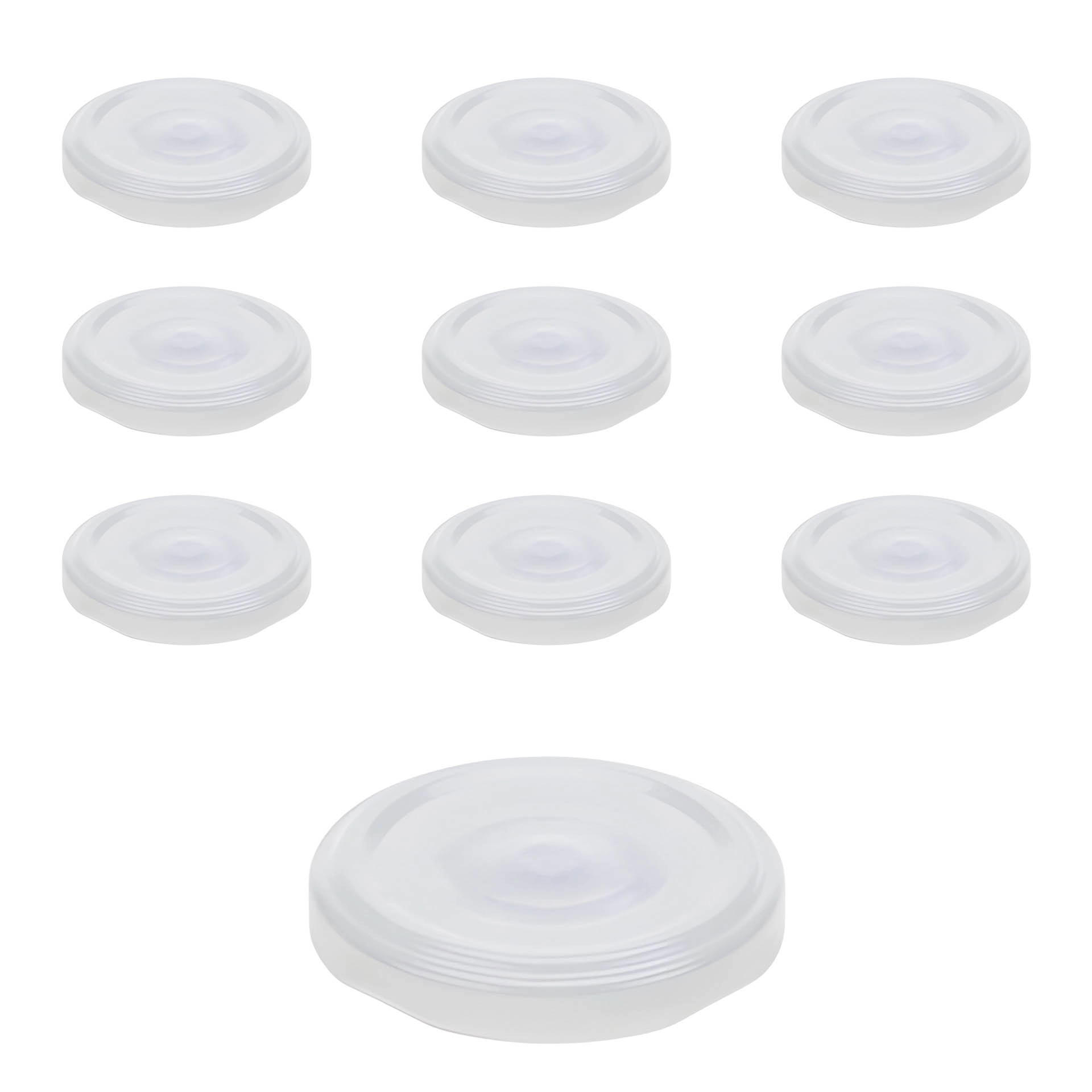 TO  53 weiß ster. mit Button, 10 Stück