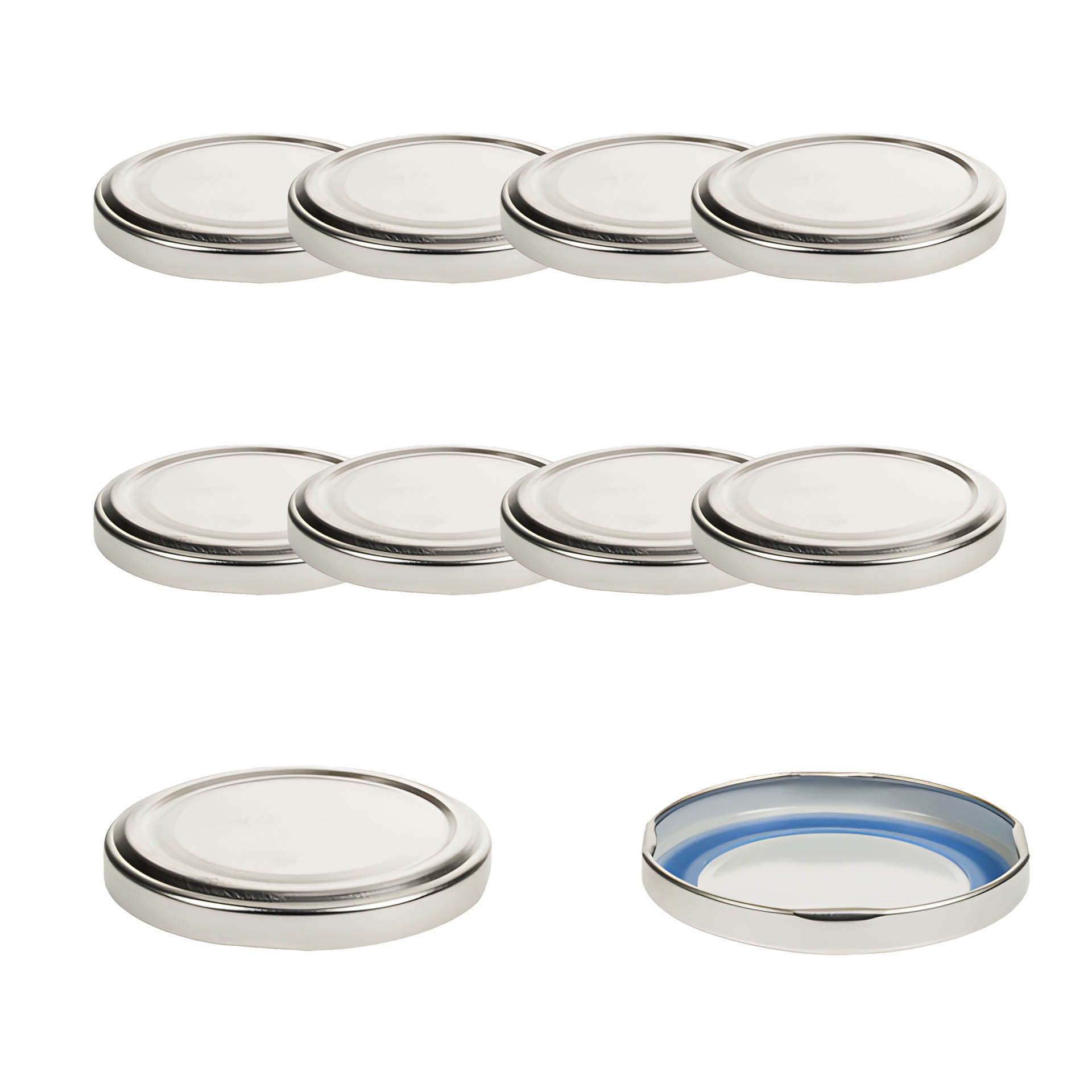 TO  66 silber past. BLUESEAL, 10 Stück